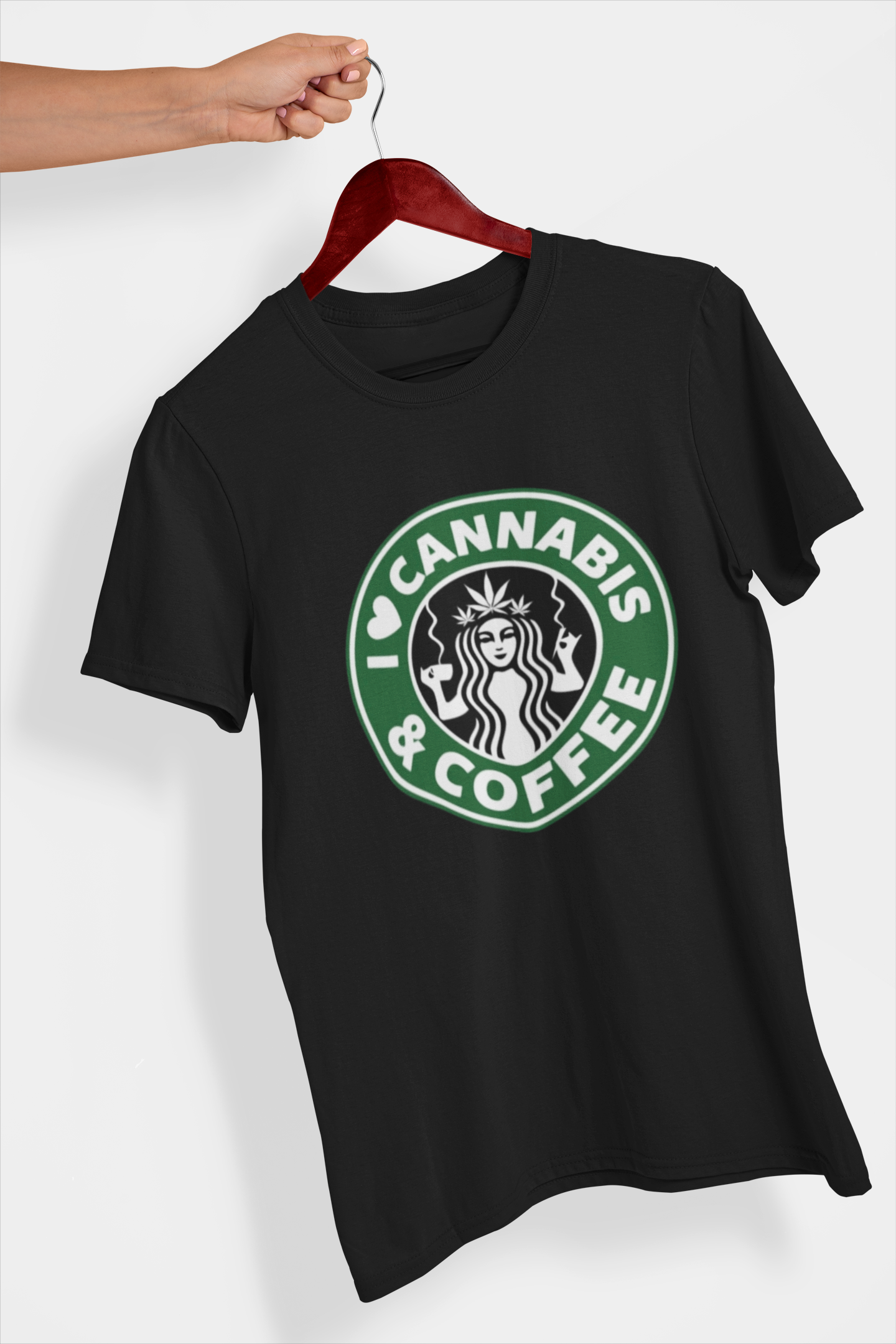 We Love Cannabis Men's Printed T-shirt Venom Black High & Humble Enterprises