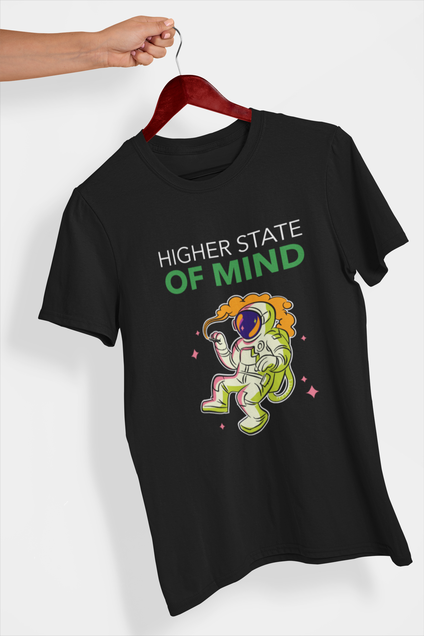 Higher State Of Mind Women's Printed T-Shirt Venom Black High & Humble Enterprises