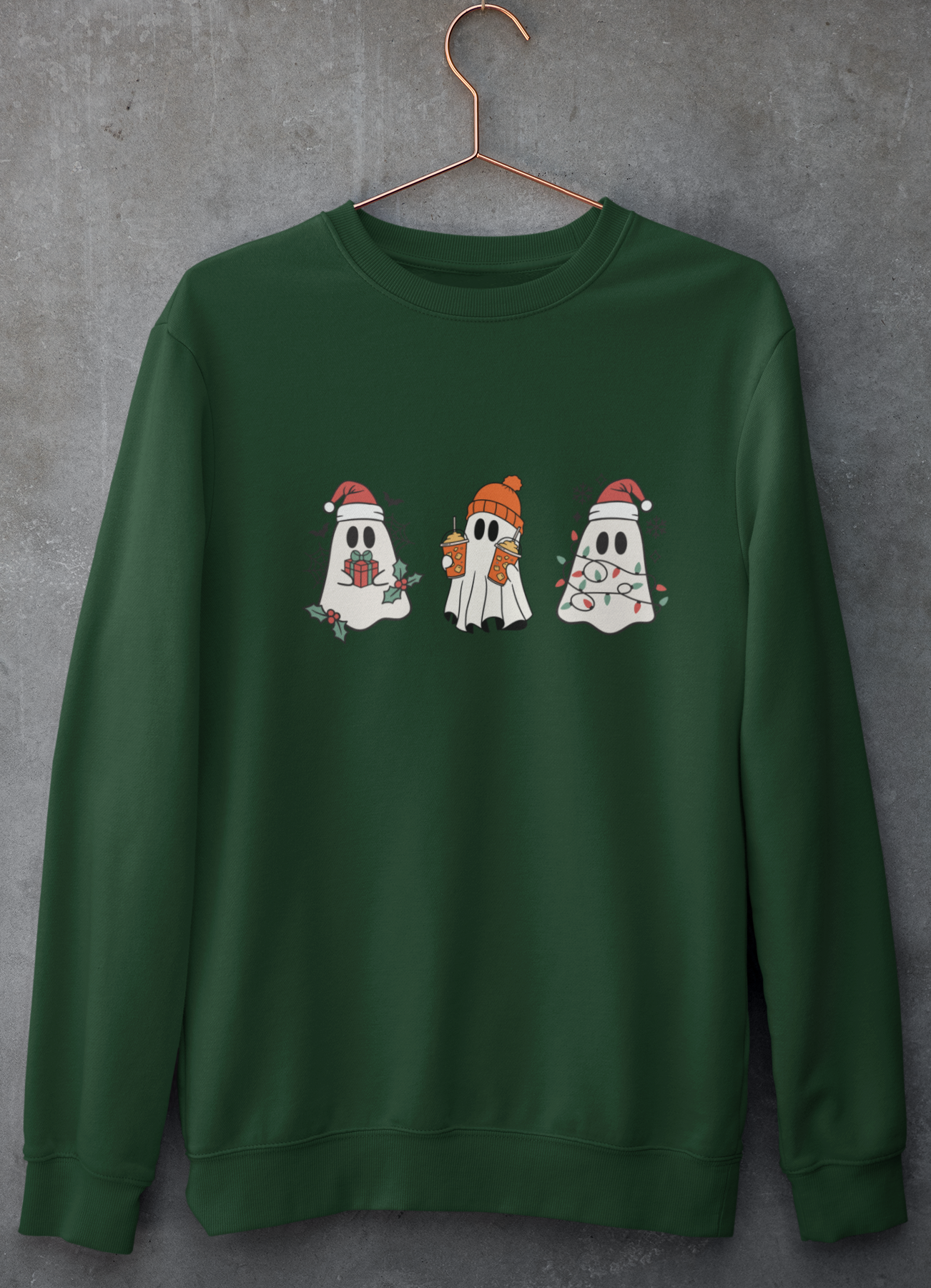 Christmas Ghosts Unisex Oversized Sweatshirt