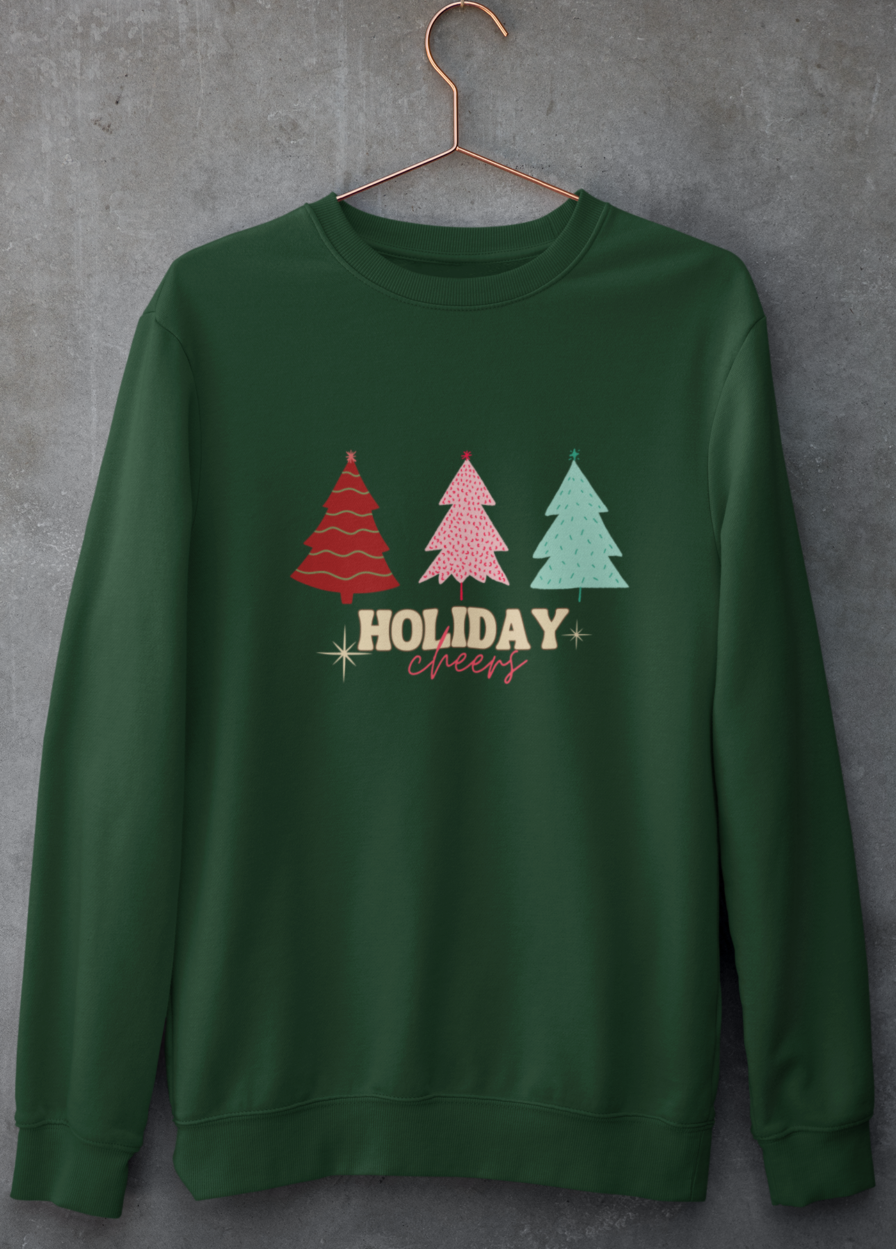 Holiday Cheers Unisex Oversized Sweatshirt