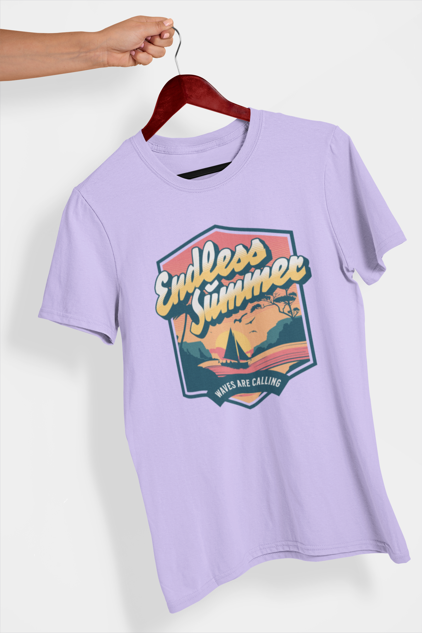 Endless Summer Women's Printed T-Shirt Lilac Whisper High & Humble Enterprises