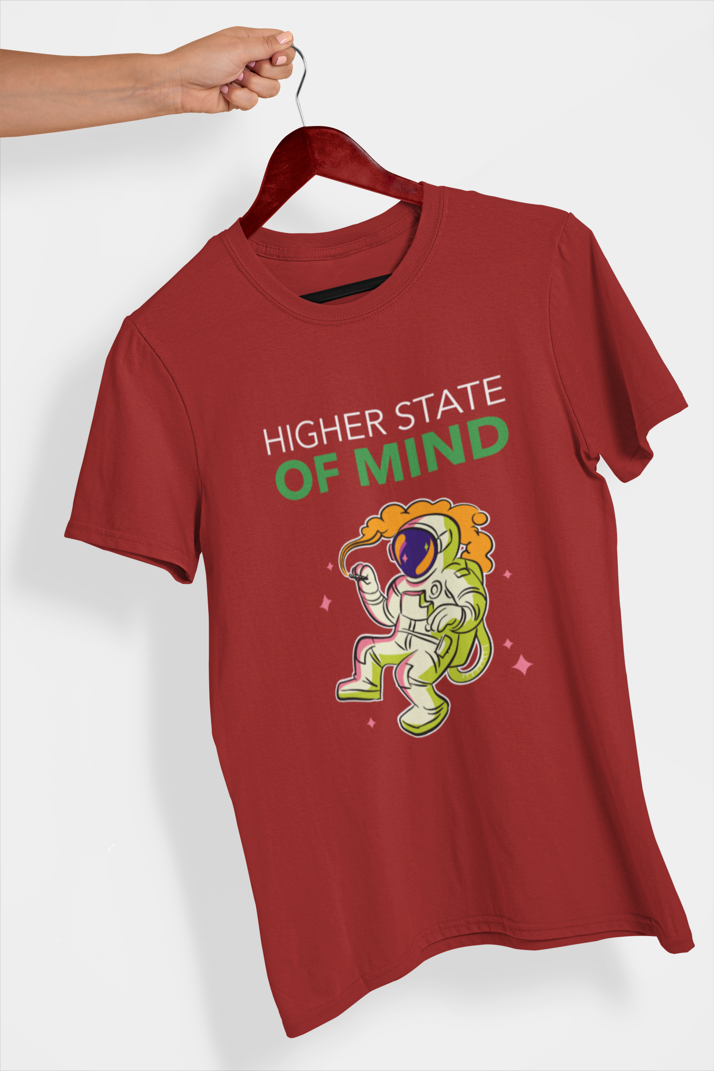 Higher State Of Mind Women's Printed T-Shirt Lannister Maroon High & Humble Enterprises