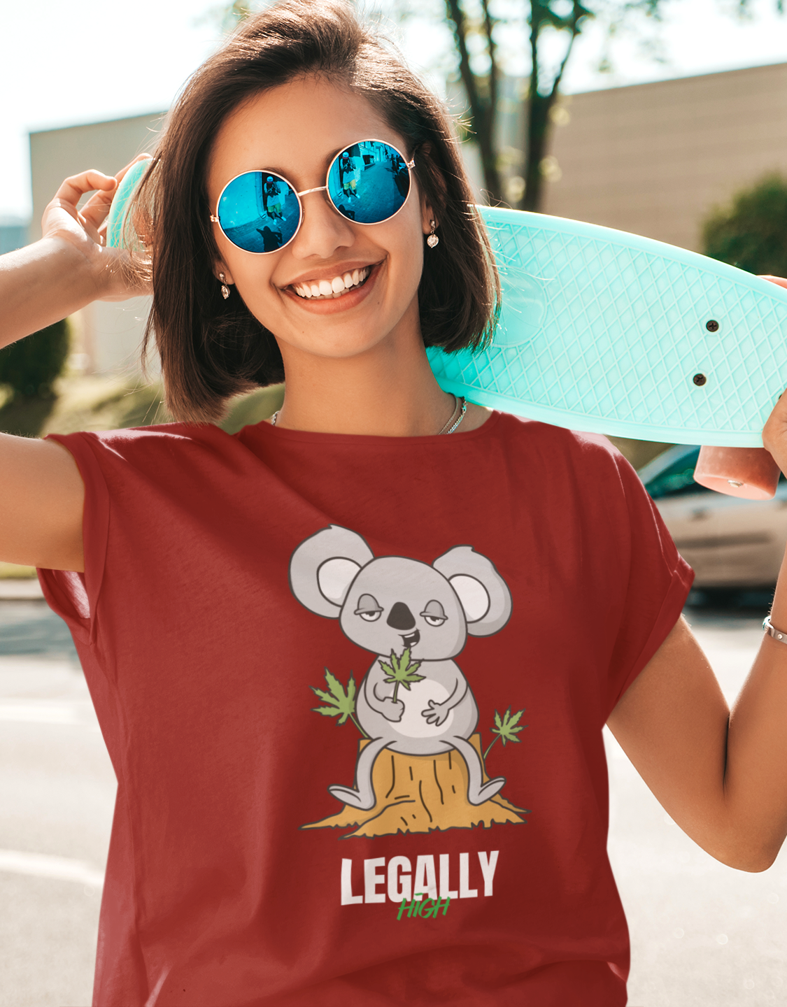 Legally High Women's Printed T-Shirt Lannister Maroon High & Humble Enterprises