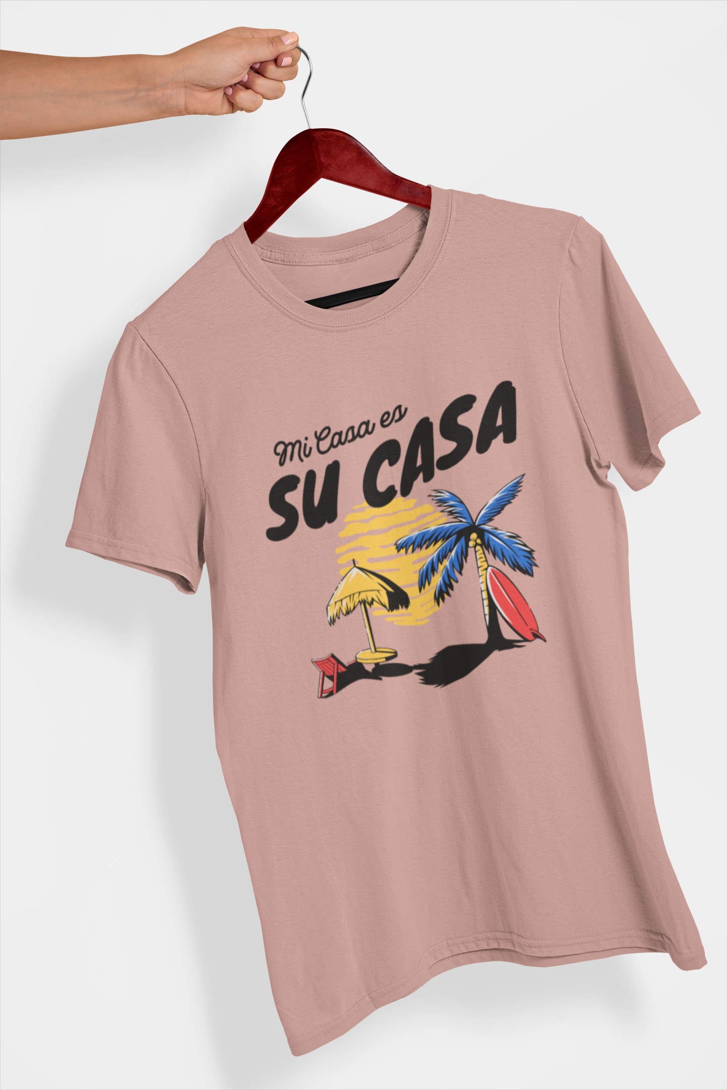 Mi Casa Su Casa Men's Printed T-shirt Clay Brick High & Humble Enterprises