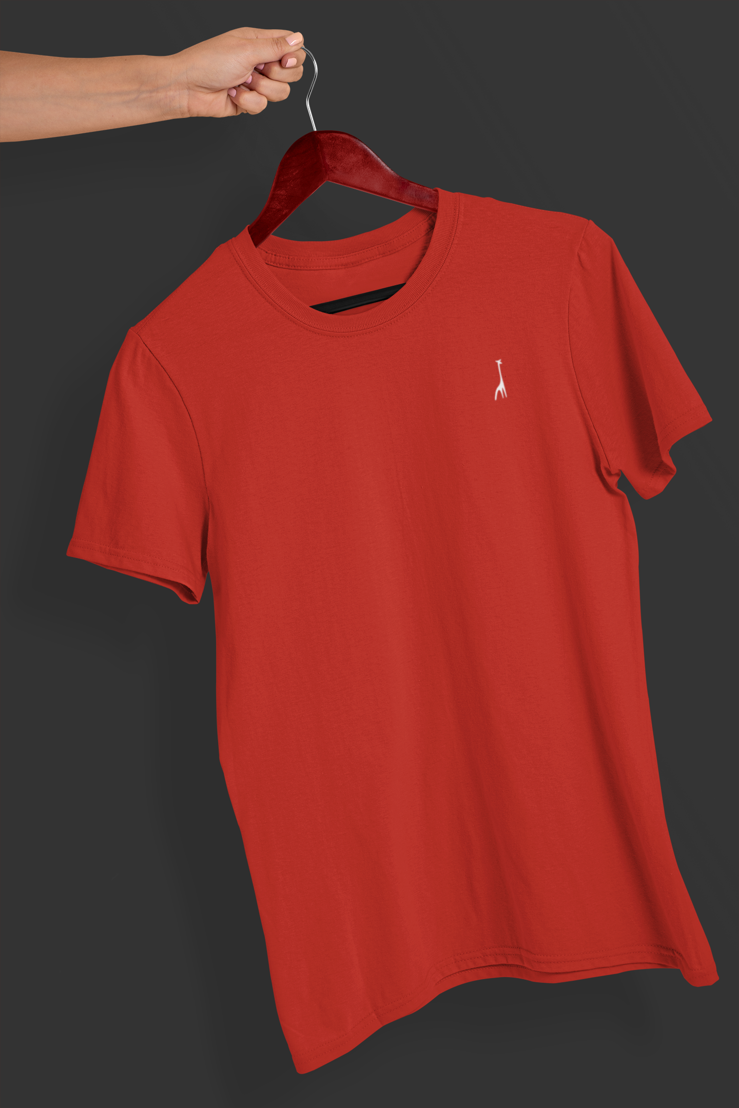 Men's Classic Earth Red Solid T-Shirt High & Humble