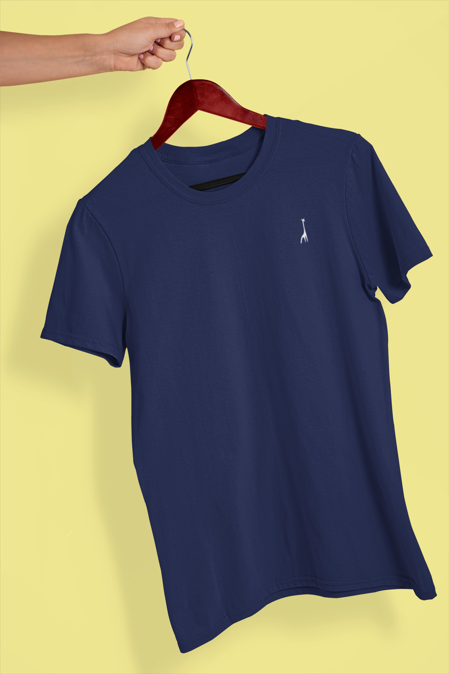 Men's Classic Midnight Blue Solid T-Shirt High & Humble