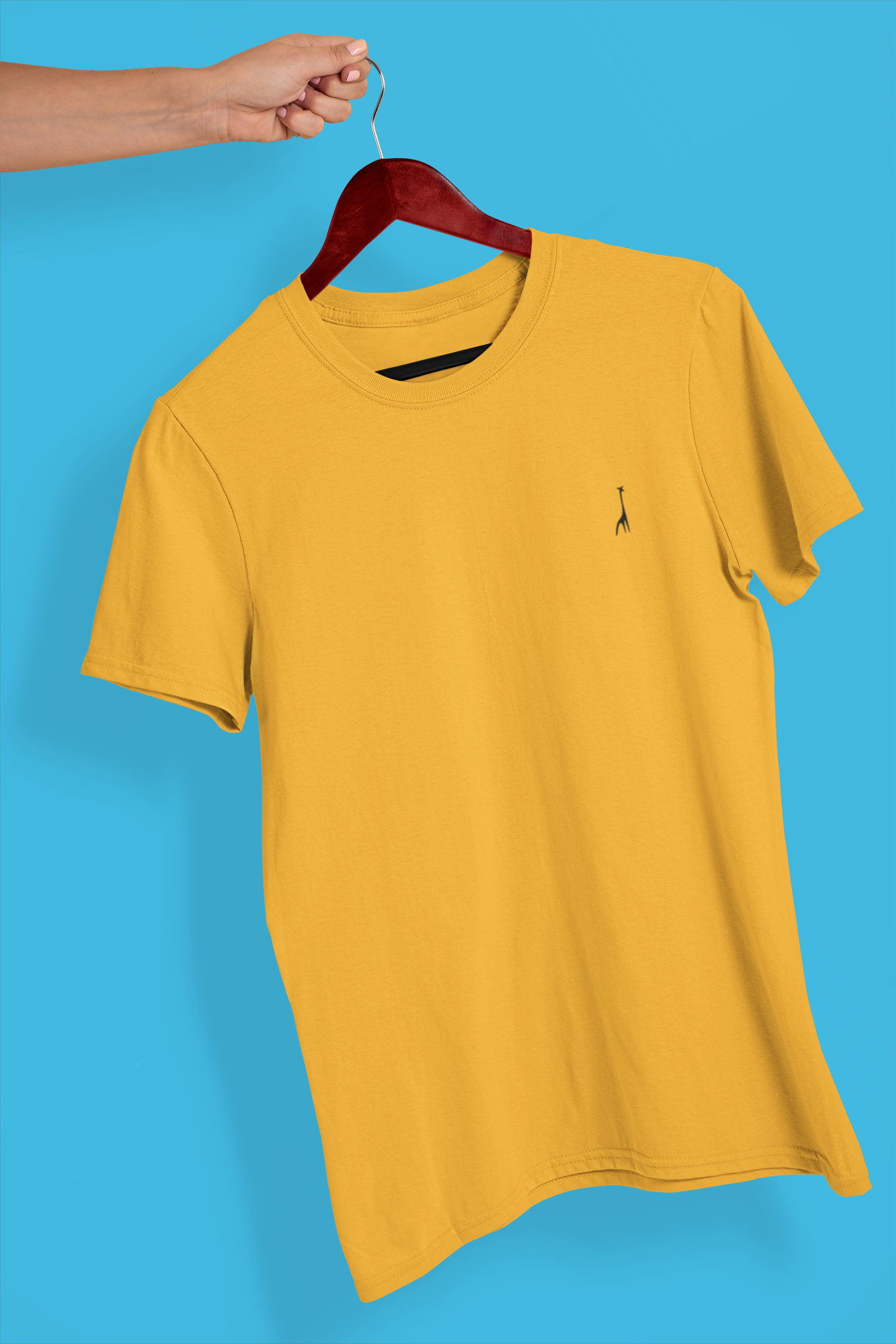 Men's Classic Sunshine Yellow Solid T-Shirt High & Humble