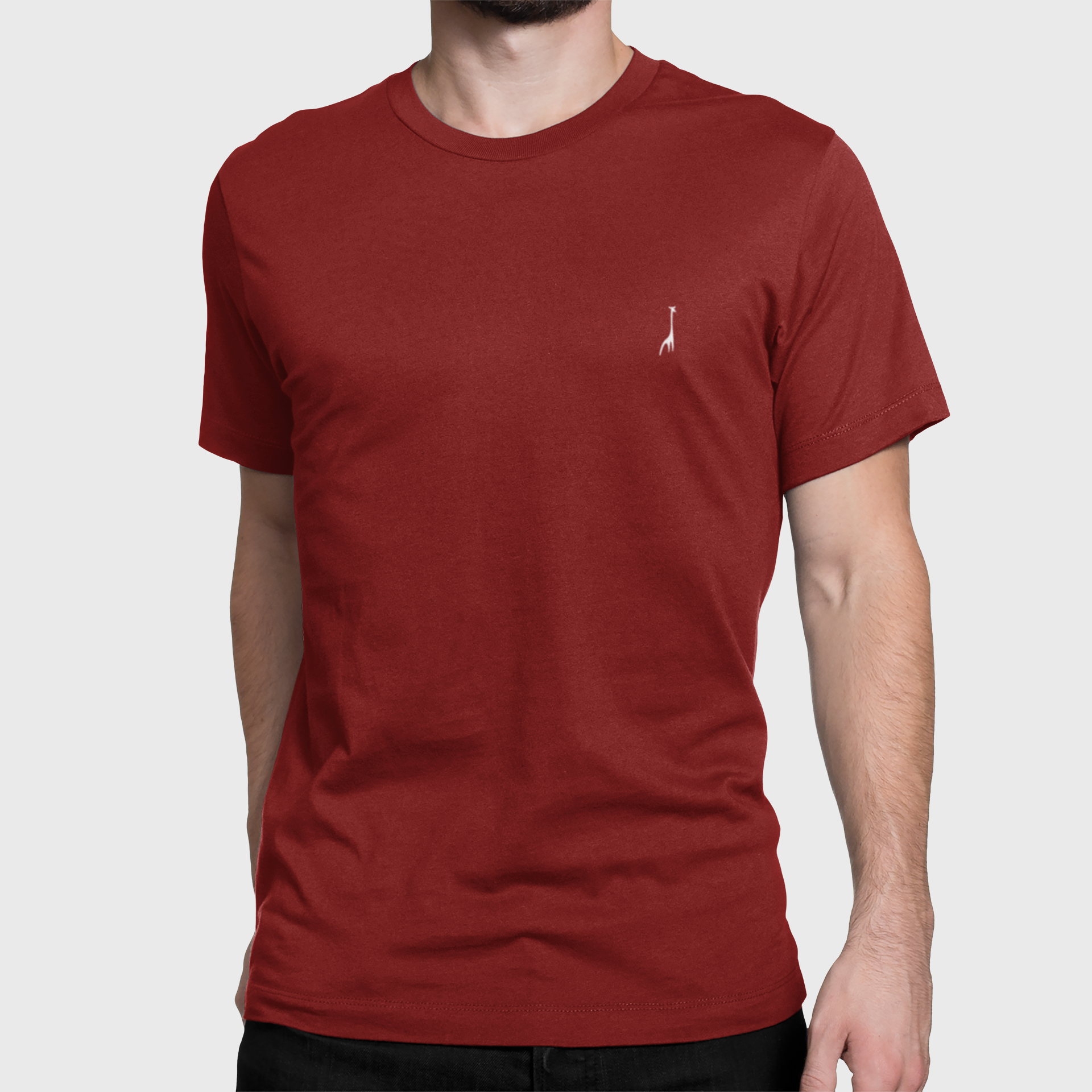 Men's Classic Lannister Maroon Solid T-Shirt High & Humble