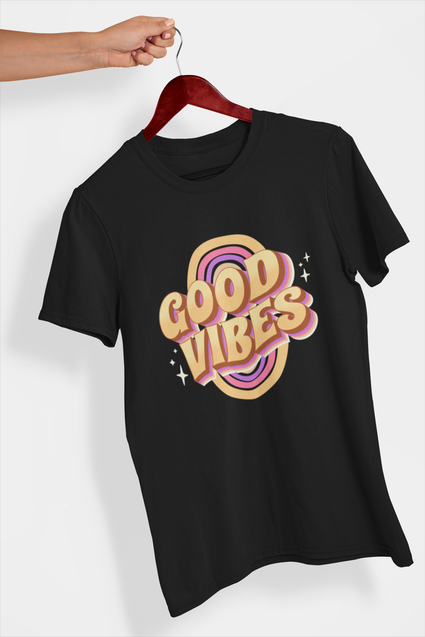 Good Vibes Men's Printed T-shirt Venom Black High & Humble