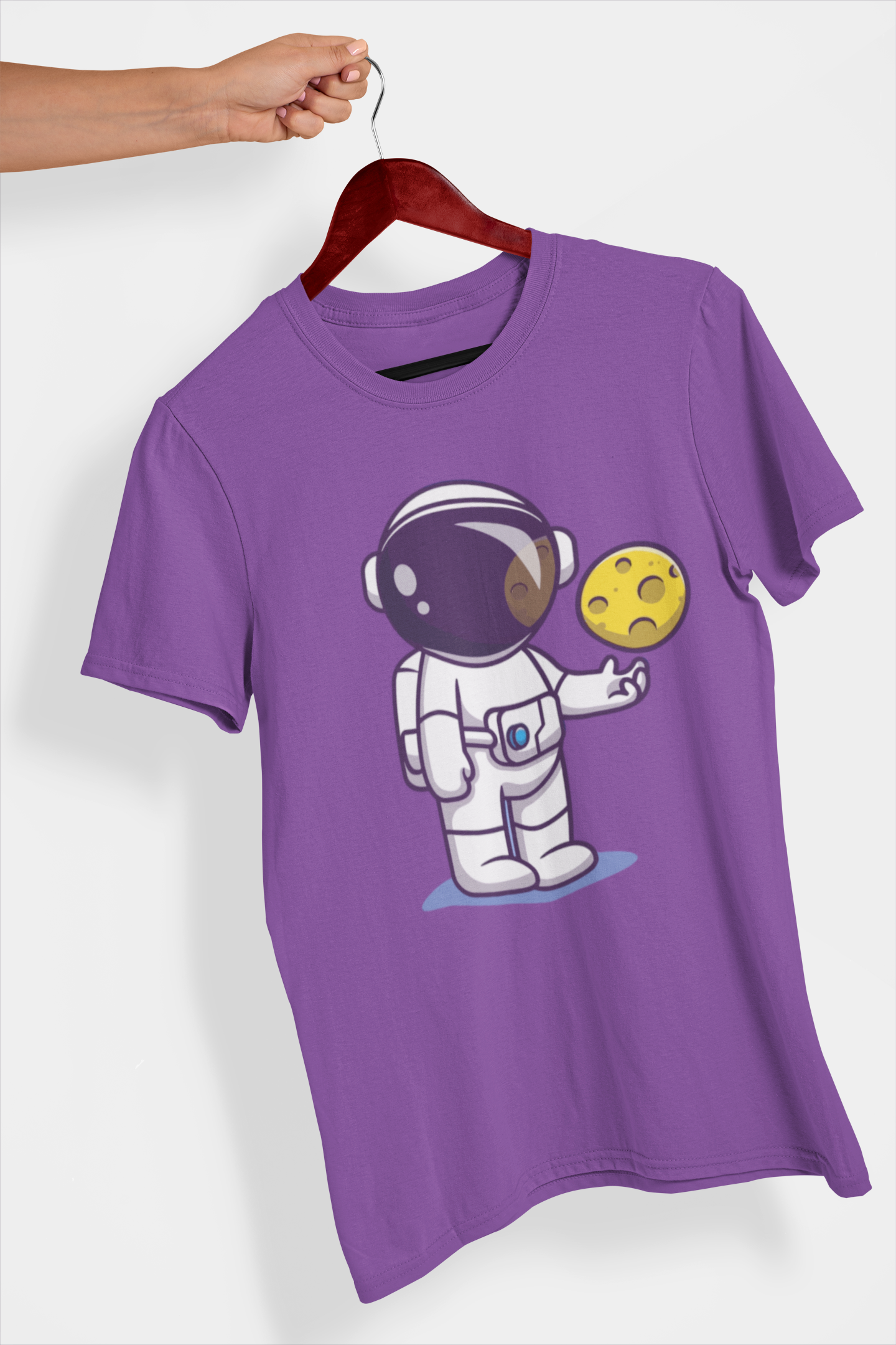 Moon Ball Men's Printed T-shirt Purple Haze High & Humble