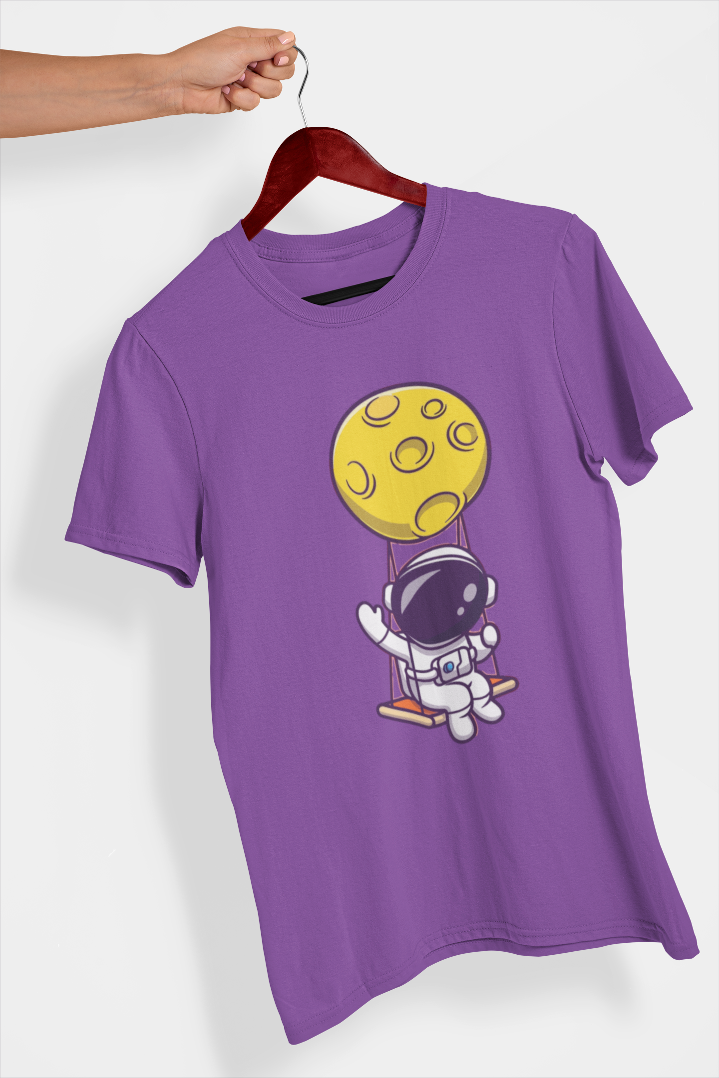 Moon Swing Men's Printed T-shirt Purple Haze High & Humble