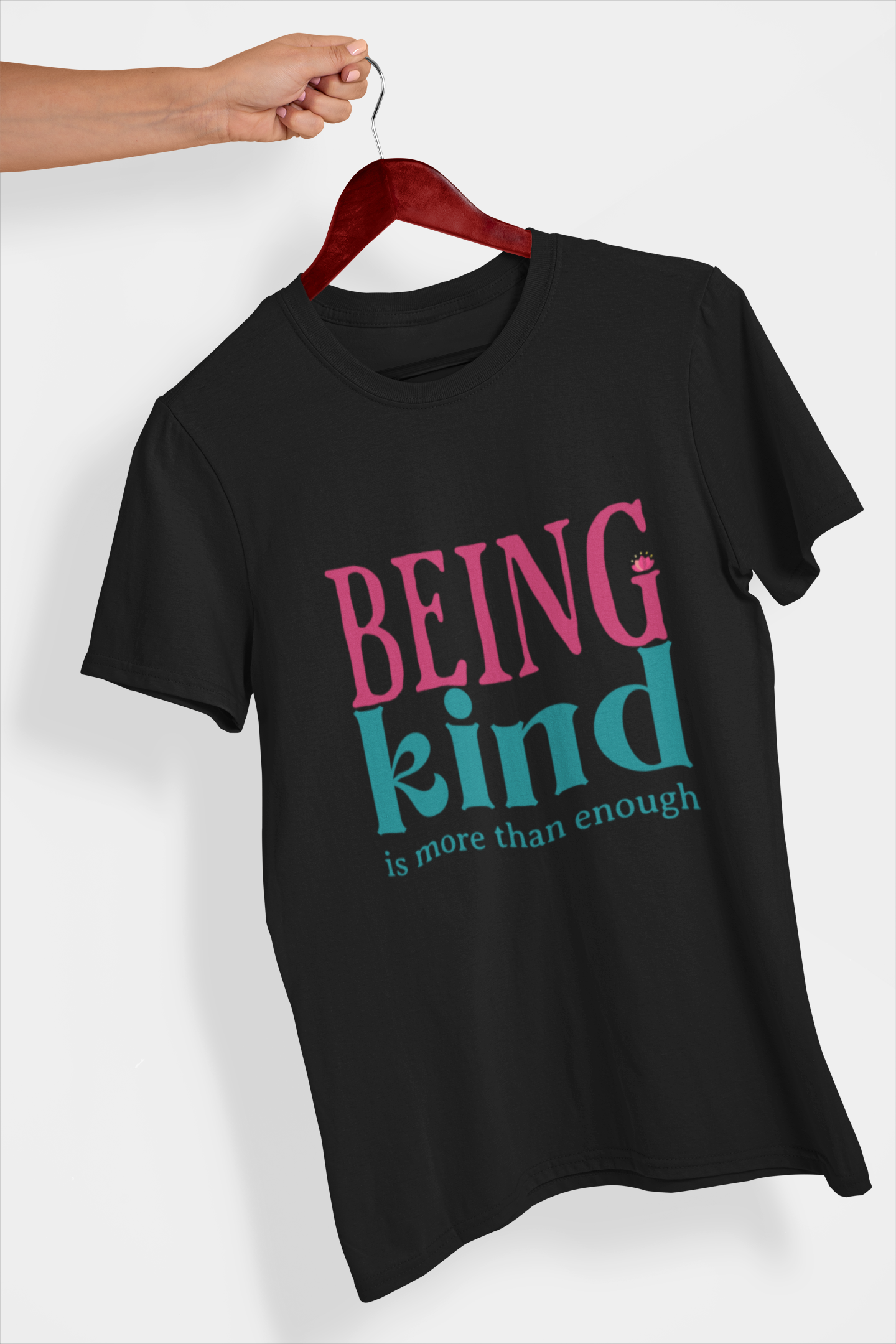 Being Kind Men's Printed T-Shirt Venom Black High & Humble