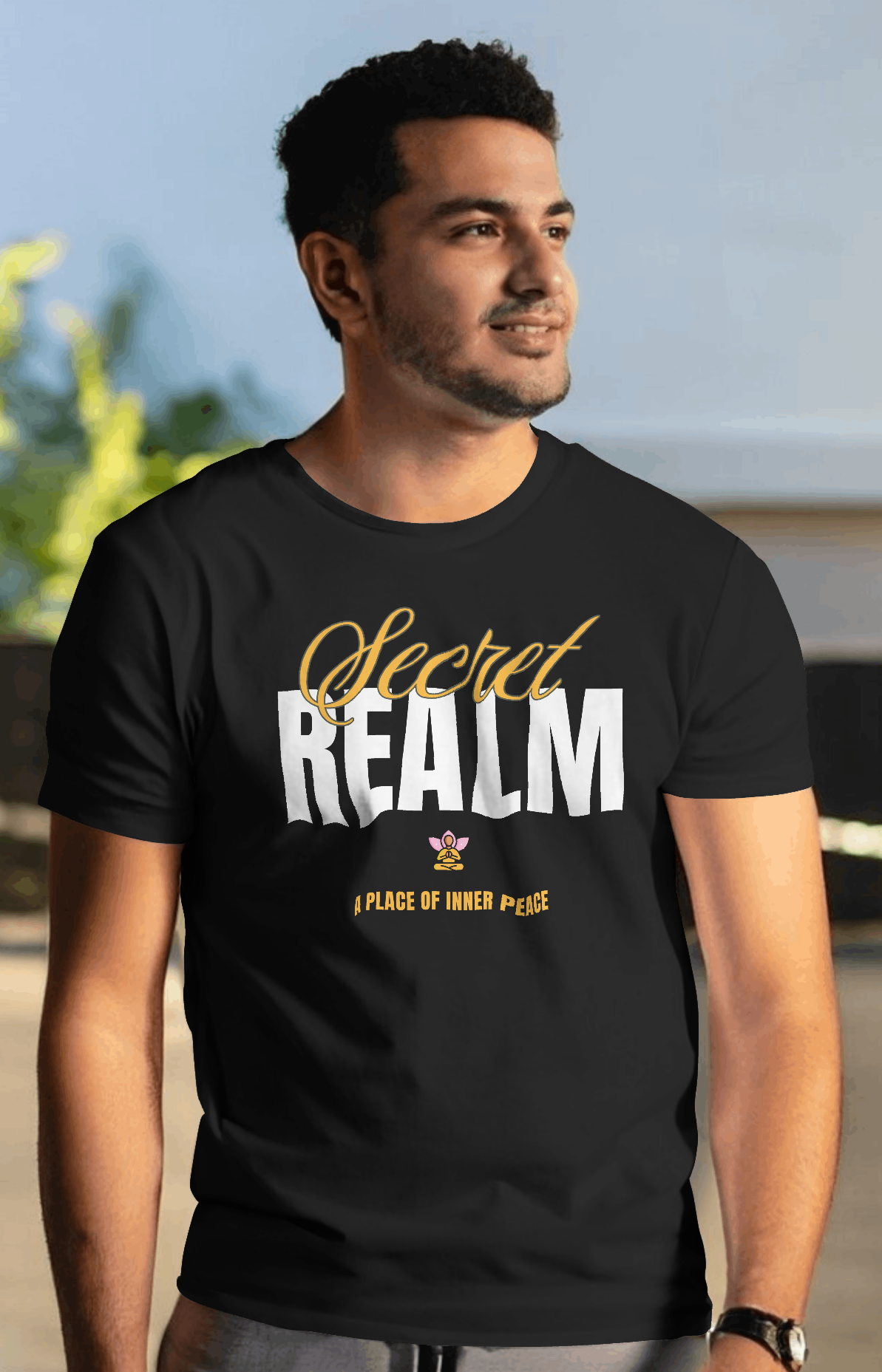 Secret Realm Men's Printed T-shirt Venom Black High & Humble