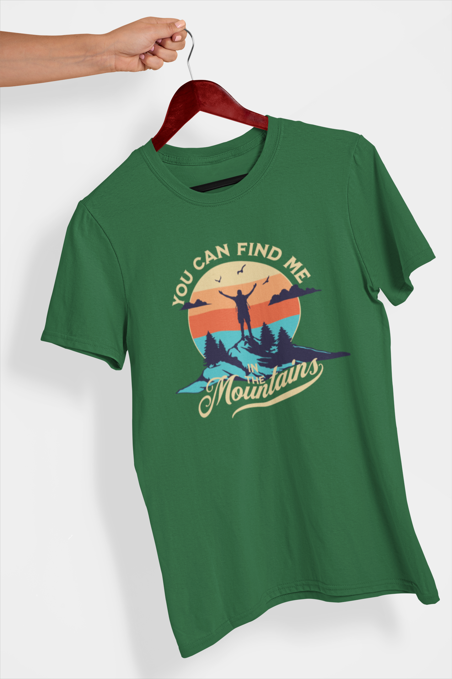 Find me There Men's Printed T-shirt Moss Green High & Humble