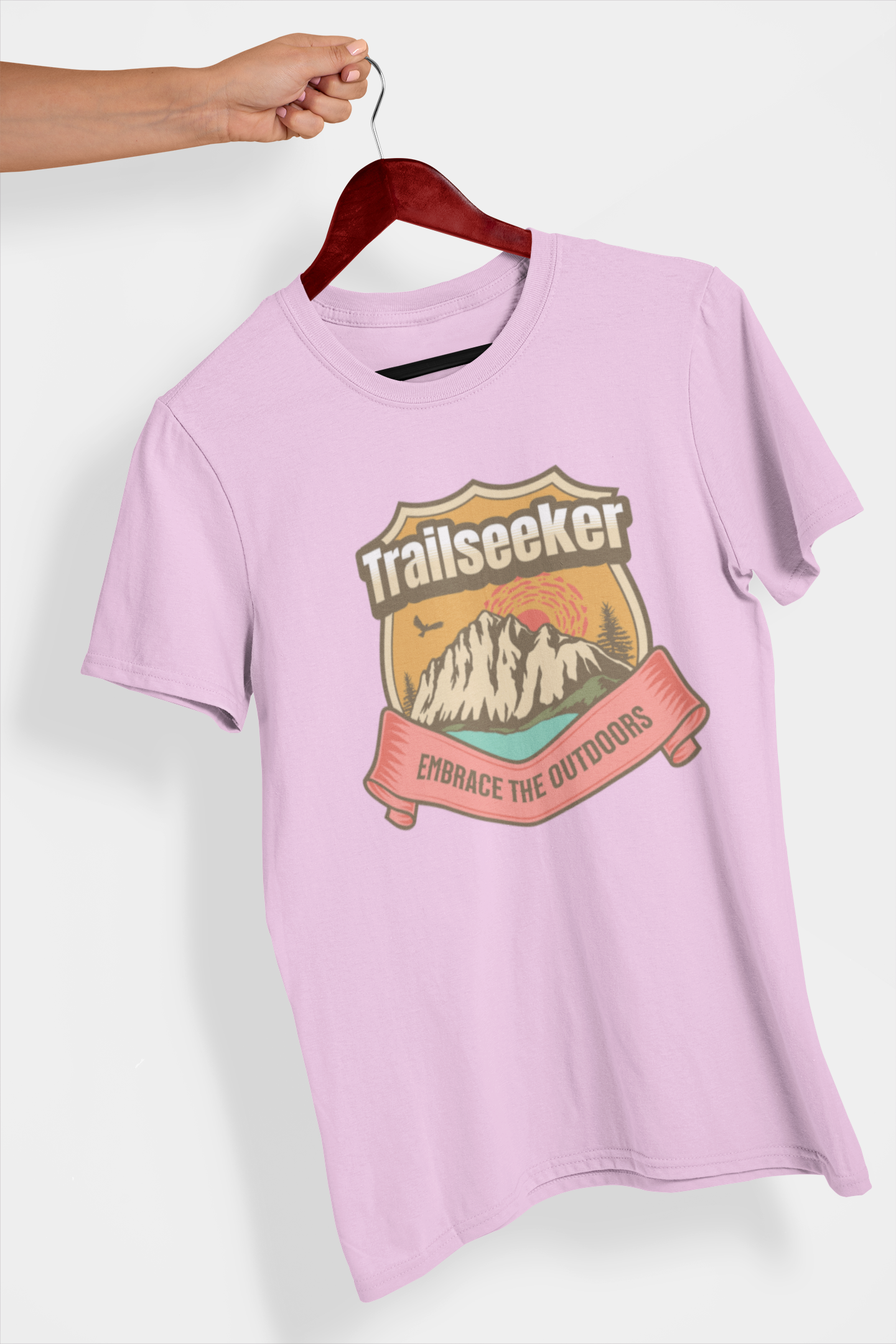 Trail Seeker Men's Printed T-shirt Blossom Blush High & Humble