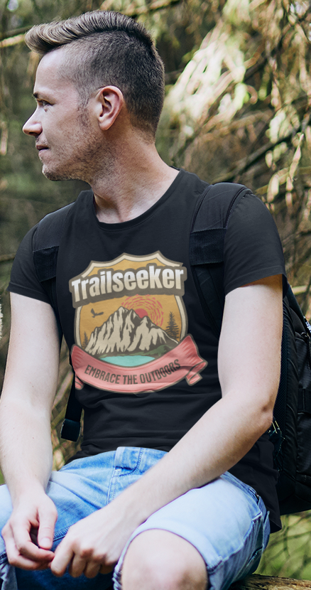 Trail Seeker Men's Printed T-shirt Venom Black High & Humble