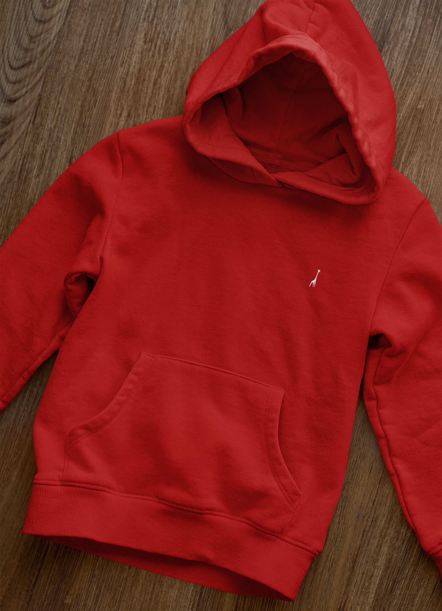 Men's Spidy Red Solid Hoodie High & Humble