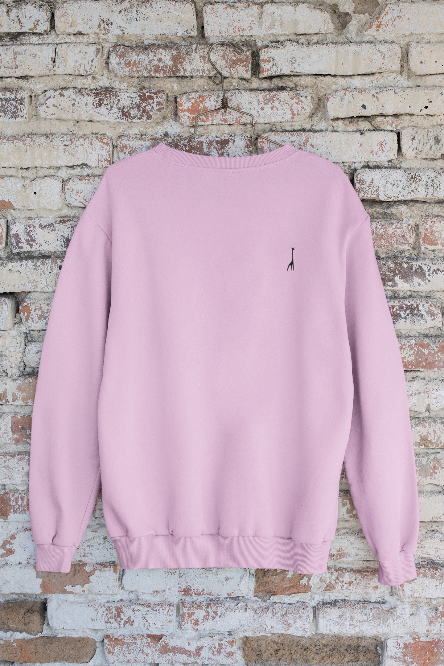 Men's Oversized Blossom Blush Solid Sweatshirt High & Humble