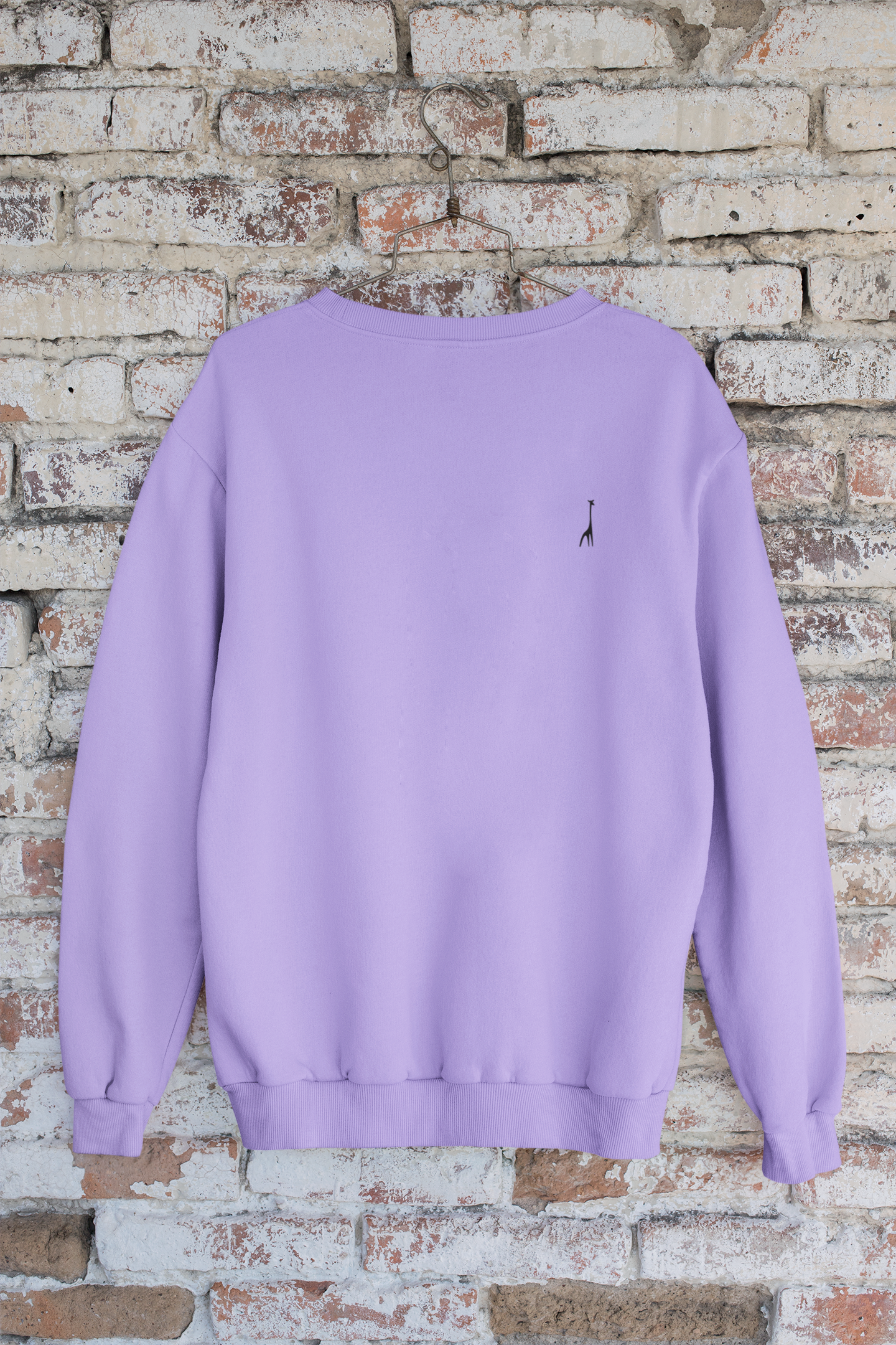 Men's Oversized Lilac Whisper Solid Sweatshirt High & Humble