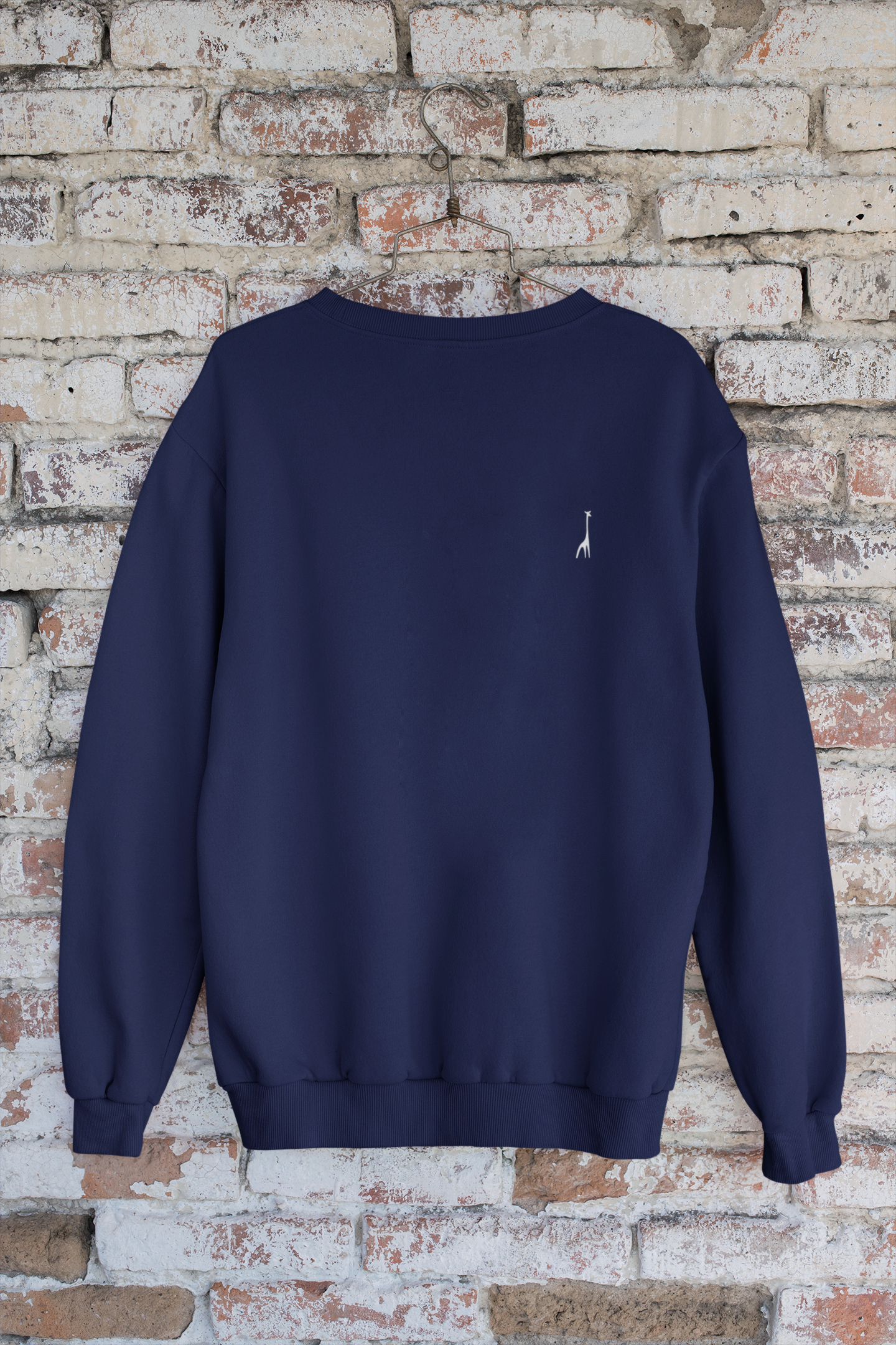 Men's Oversized Midnight Blue Solid Sweatshirt High & Humble