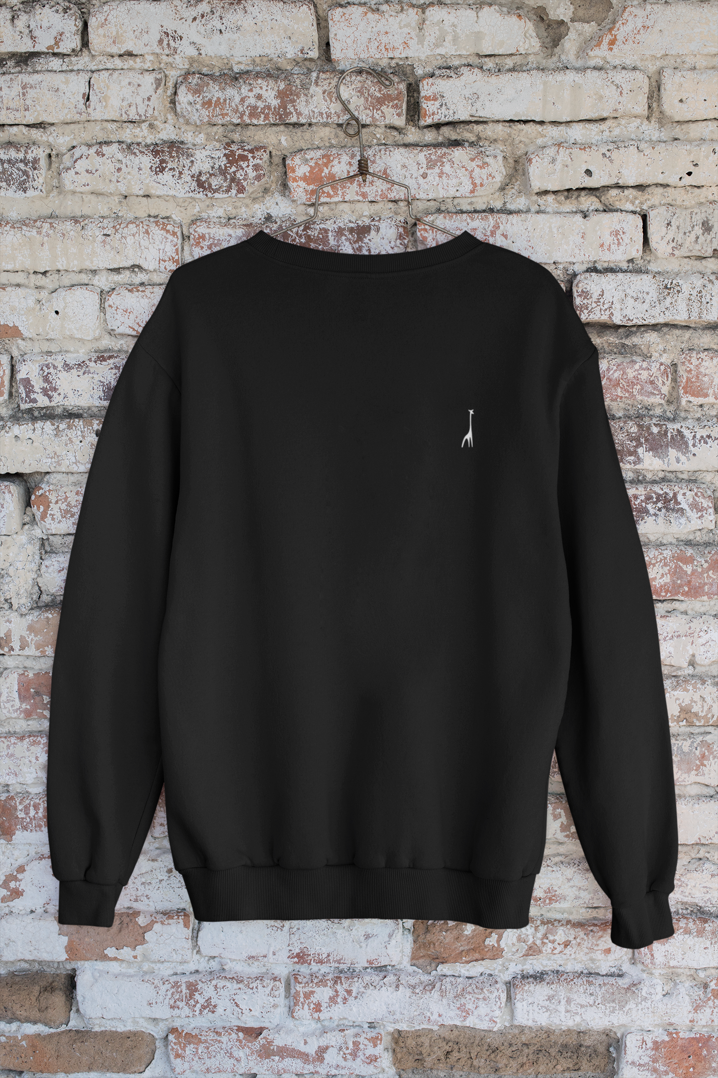 Men's Oversized Venom Black Solid Sweatshirt High & Humble