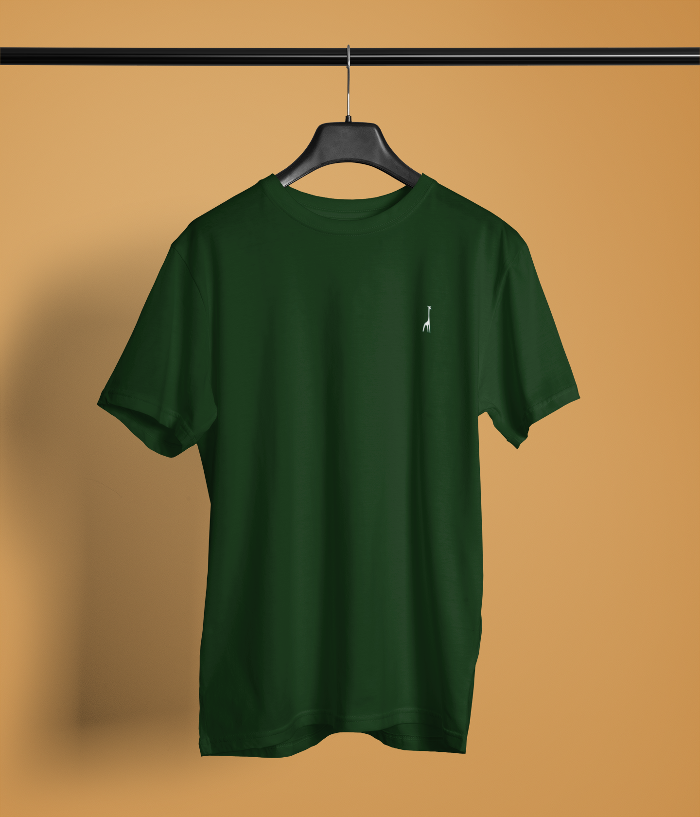 Men's Oversized Moss Green Solid T-Shirt High & Humble