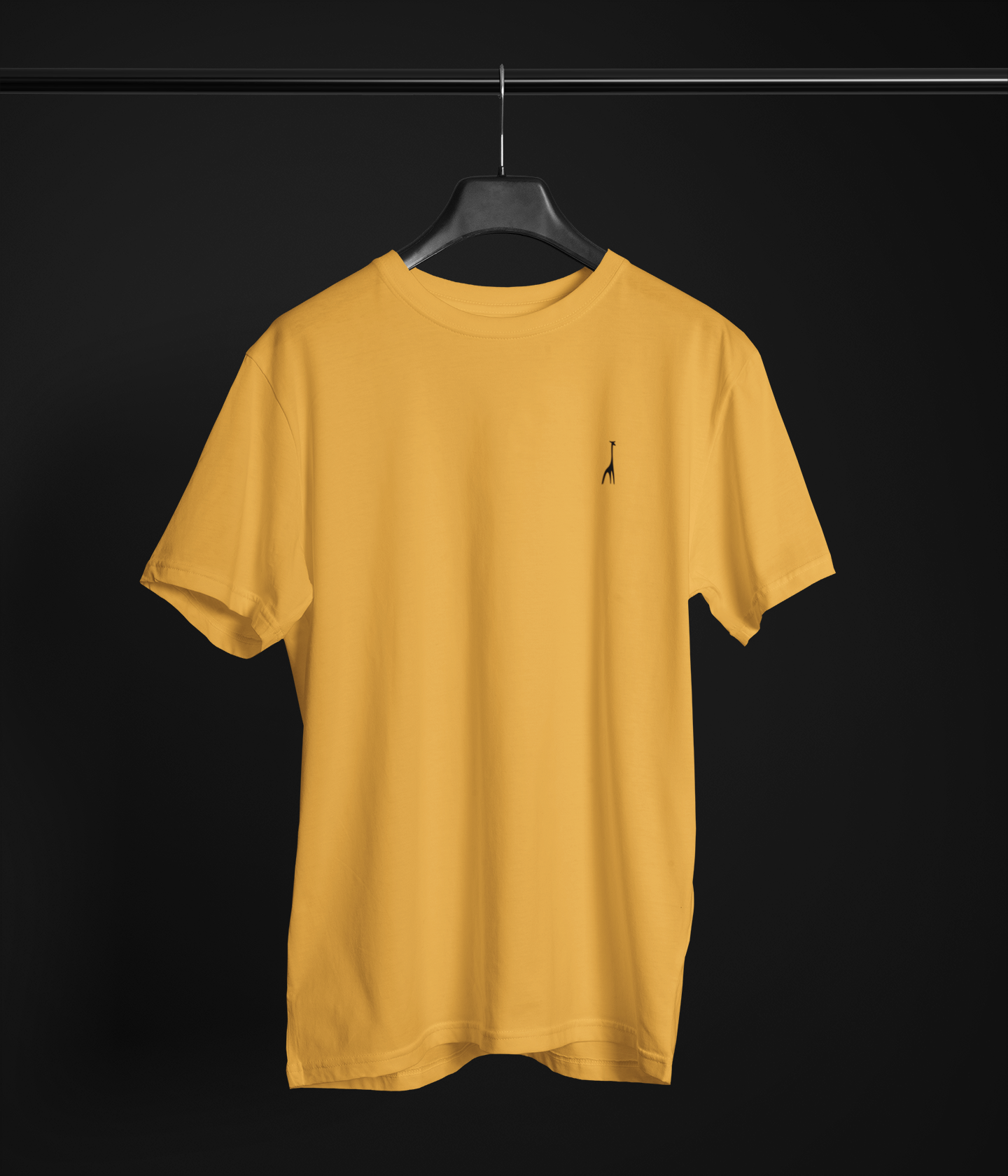 Men's Oversized Gold Rush Yellow Solid T-Shirt High & Humble