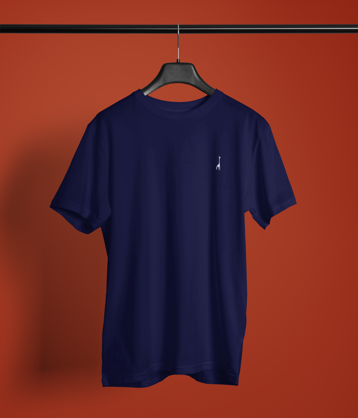 Men's Oversized Midnight Blue Solid T-Shirt High & Humble