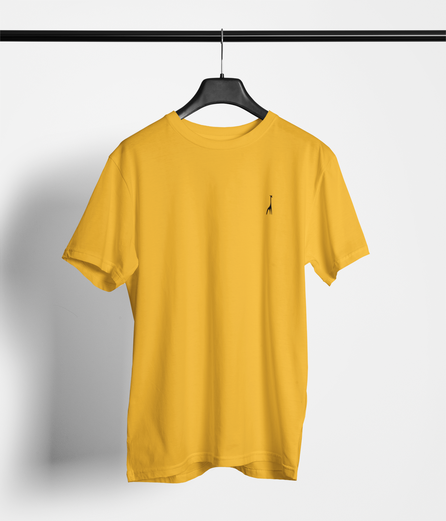 Men's Oversized Sunshine Yellow Solid T-Shirt High & Humble