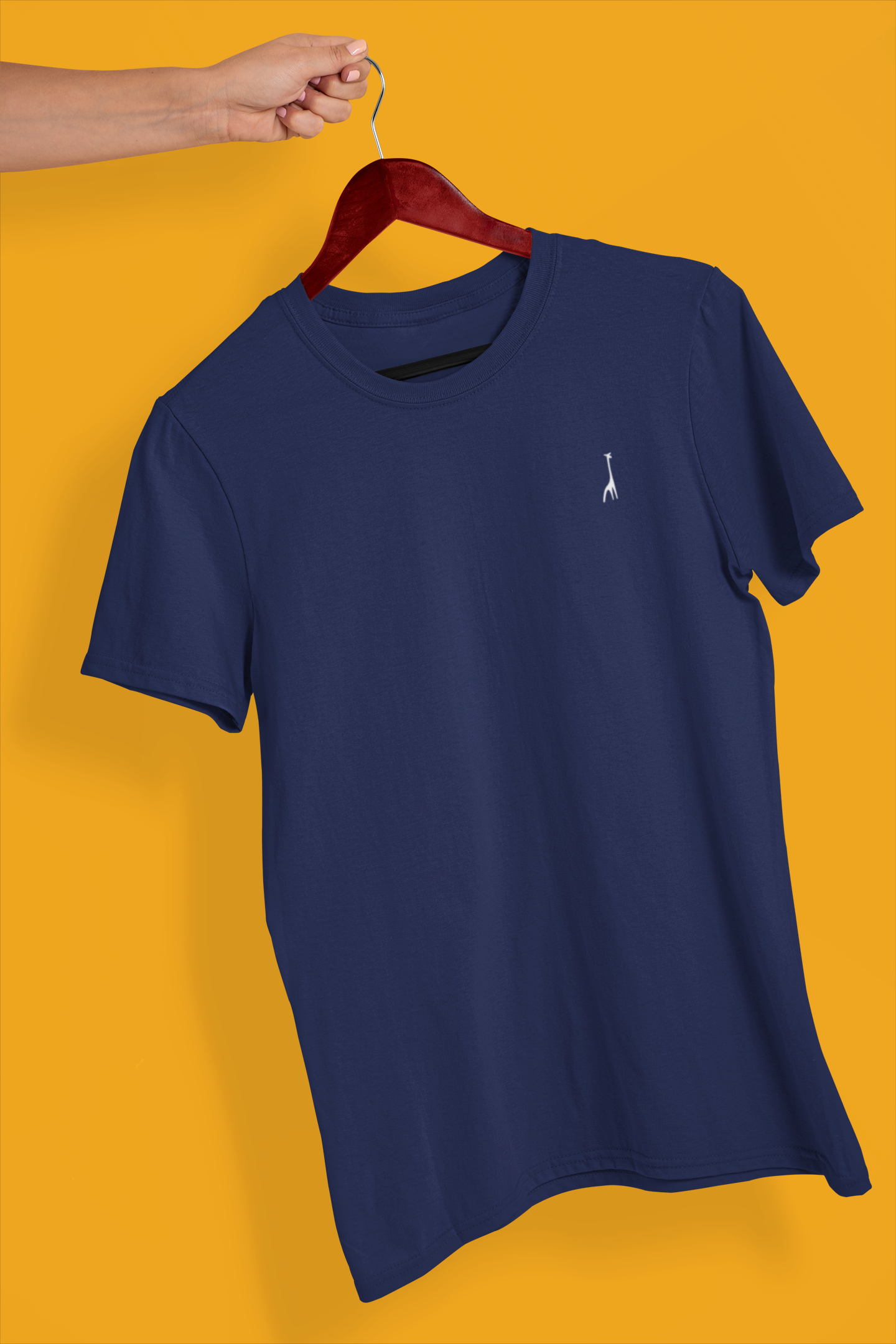 Men's Midnight Blue Solid Supima T-shirt High & Humble