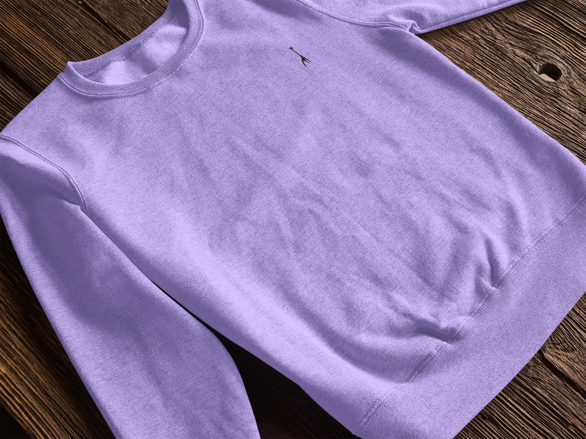 Men's Lilac Whisper Solid Sweatshirt High & Humble