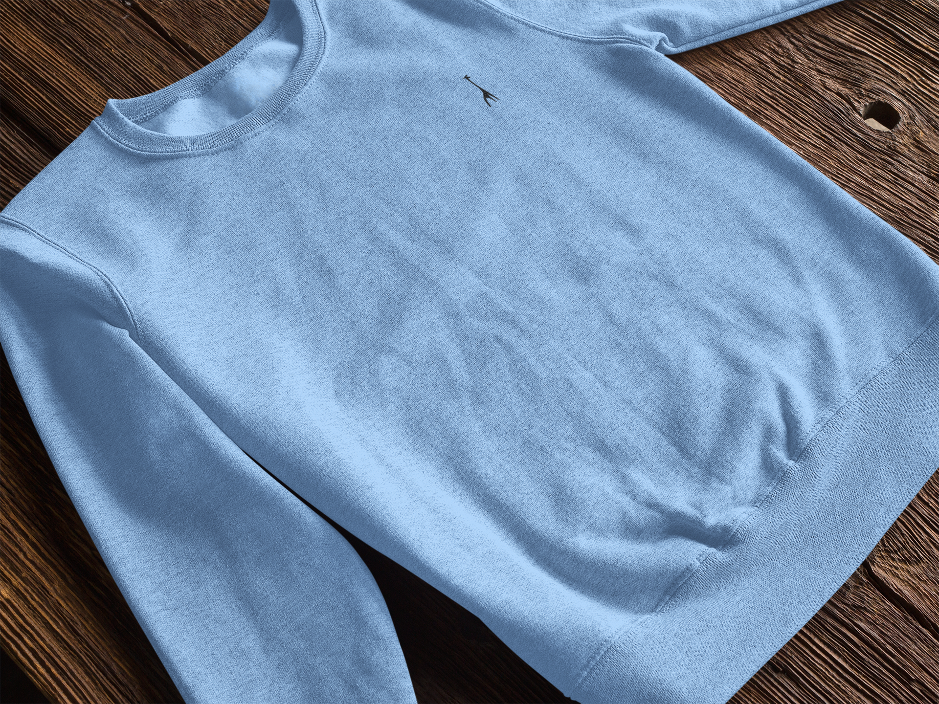 Men's Bubbles Blue Solid Sweatshirt High & Humble