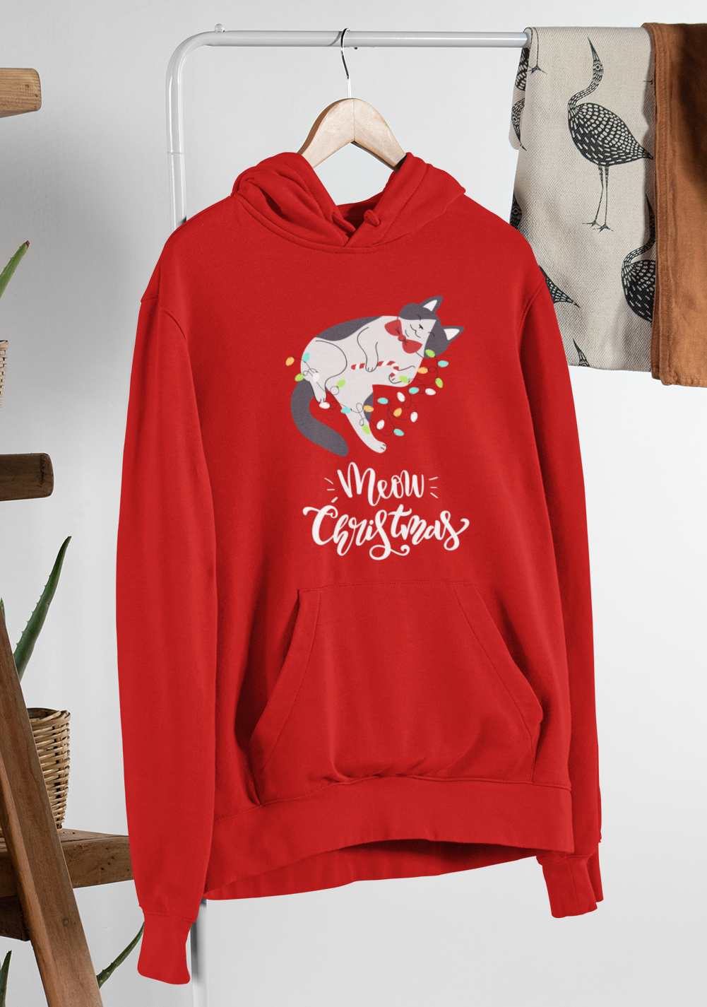 Meow Christmas Unisex Hoodie