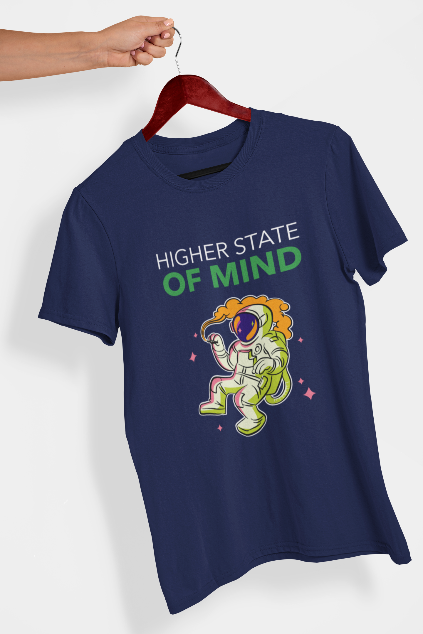 Higher State of Mind Men's Printed T-shirt Midnight Blue High & Humble Enterprises