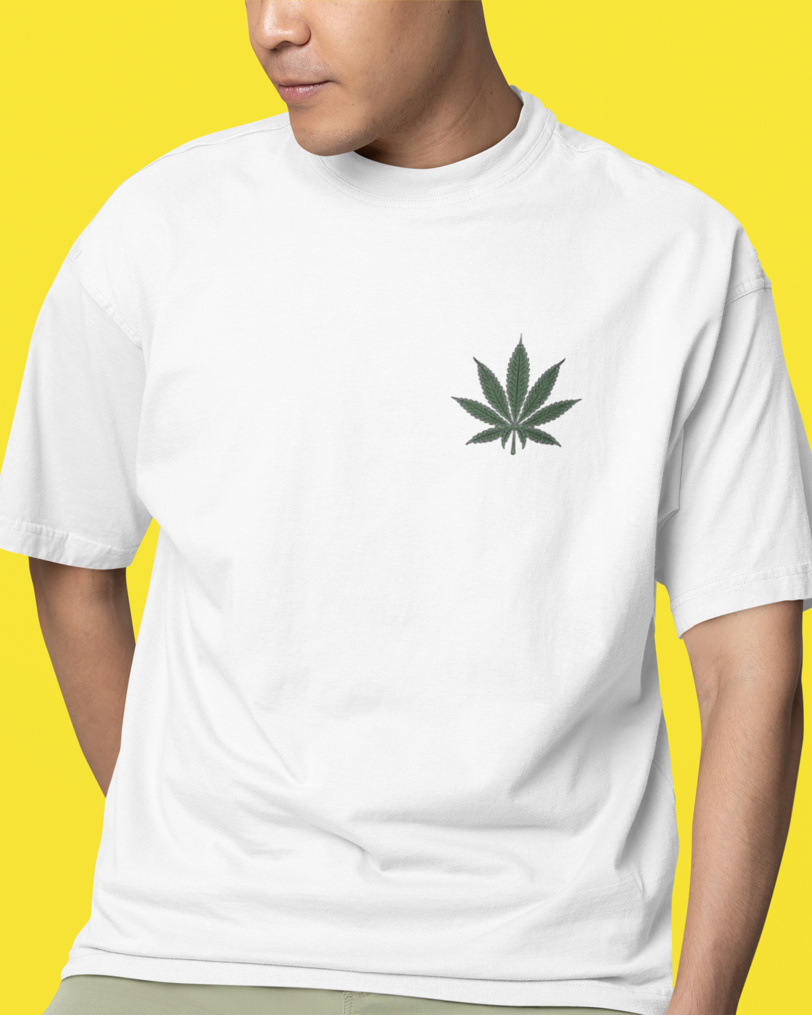 420 Somewhere Men's Oversized Printed T-Shirt