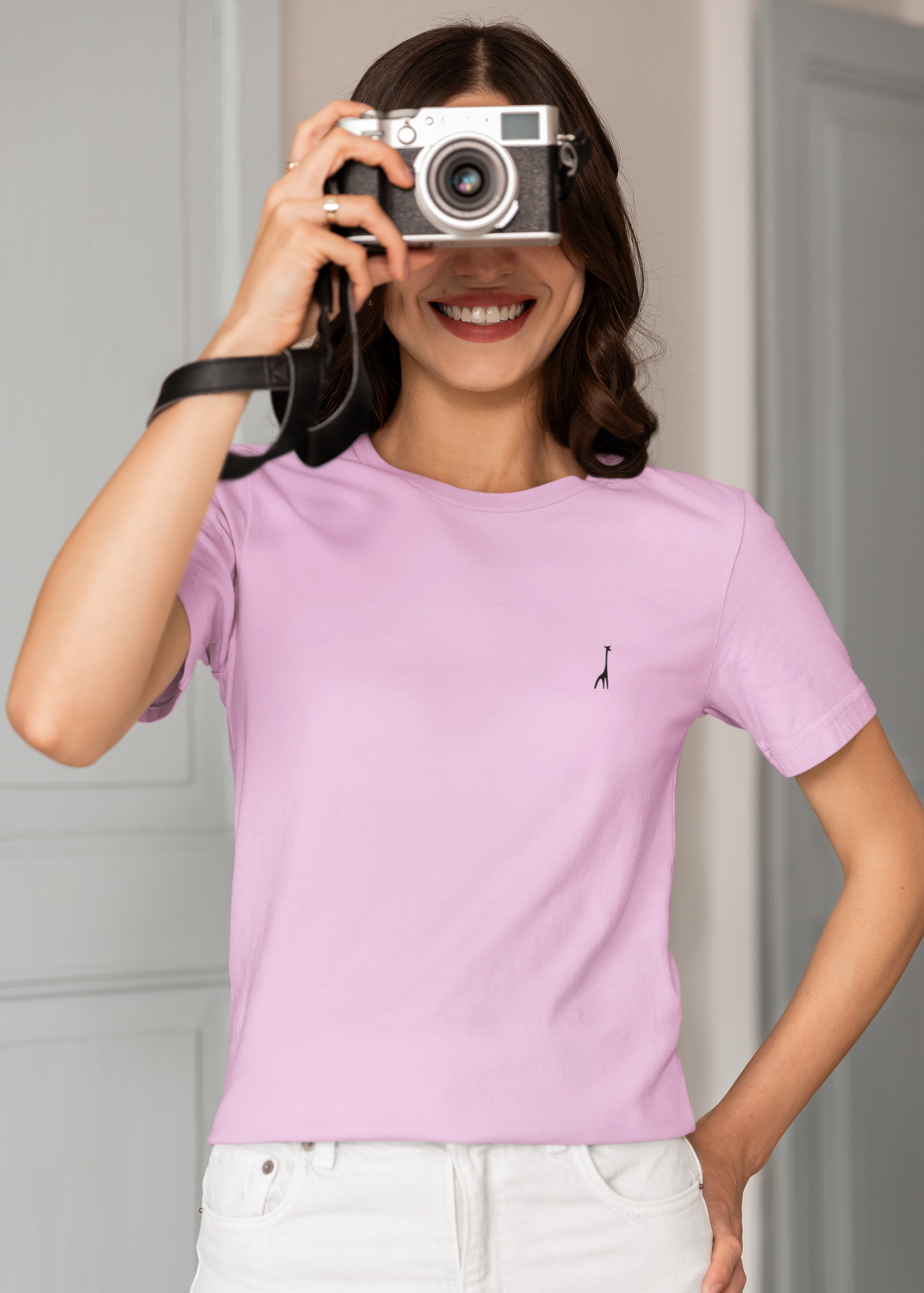 Women's Classic Blossom Blush Solid T-Shirt High & Humble