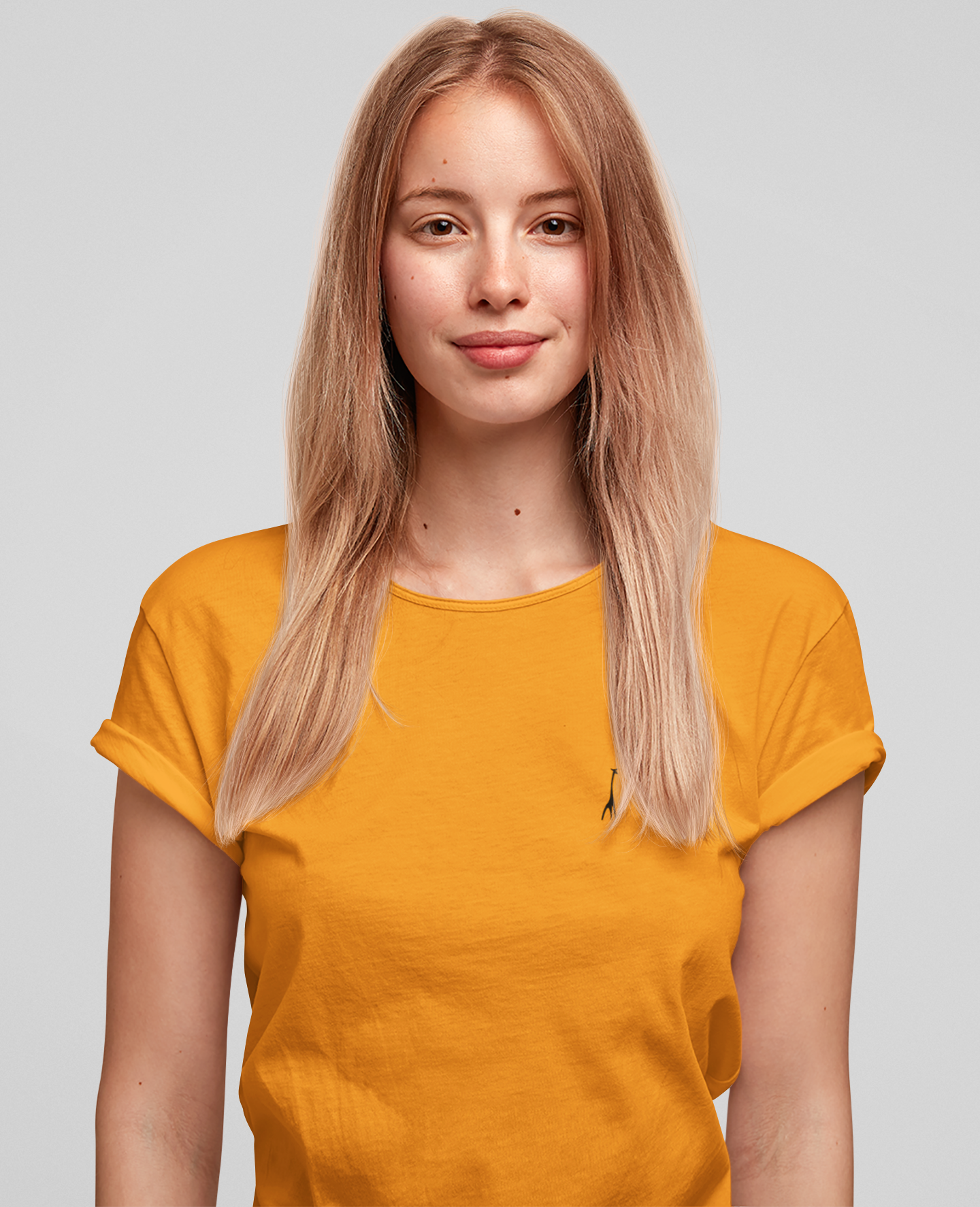 Women's Classic Tangerine Tango Solid T-Shirt High & Humble