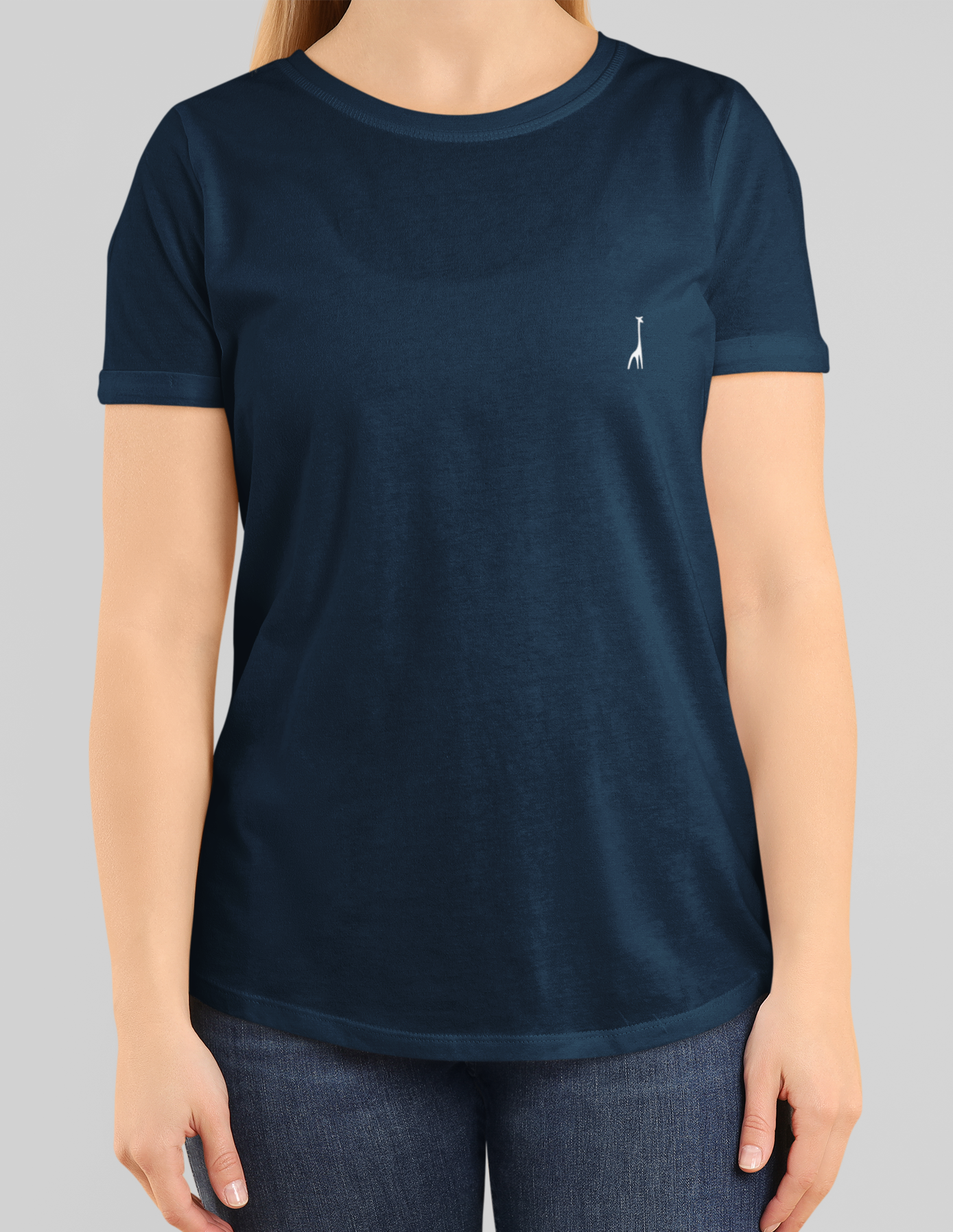 Women's Classic Deep Teal Solid T-Shirt High & Humble