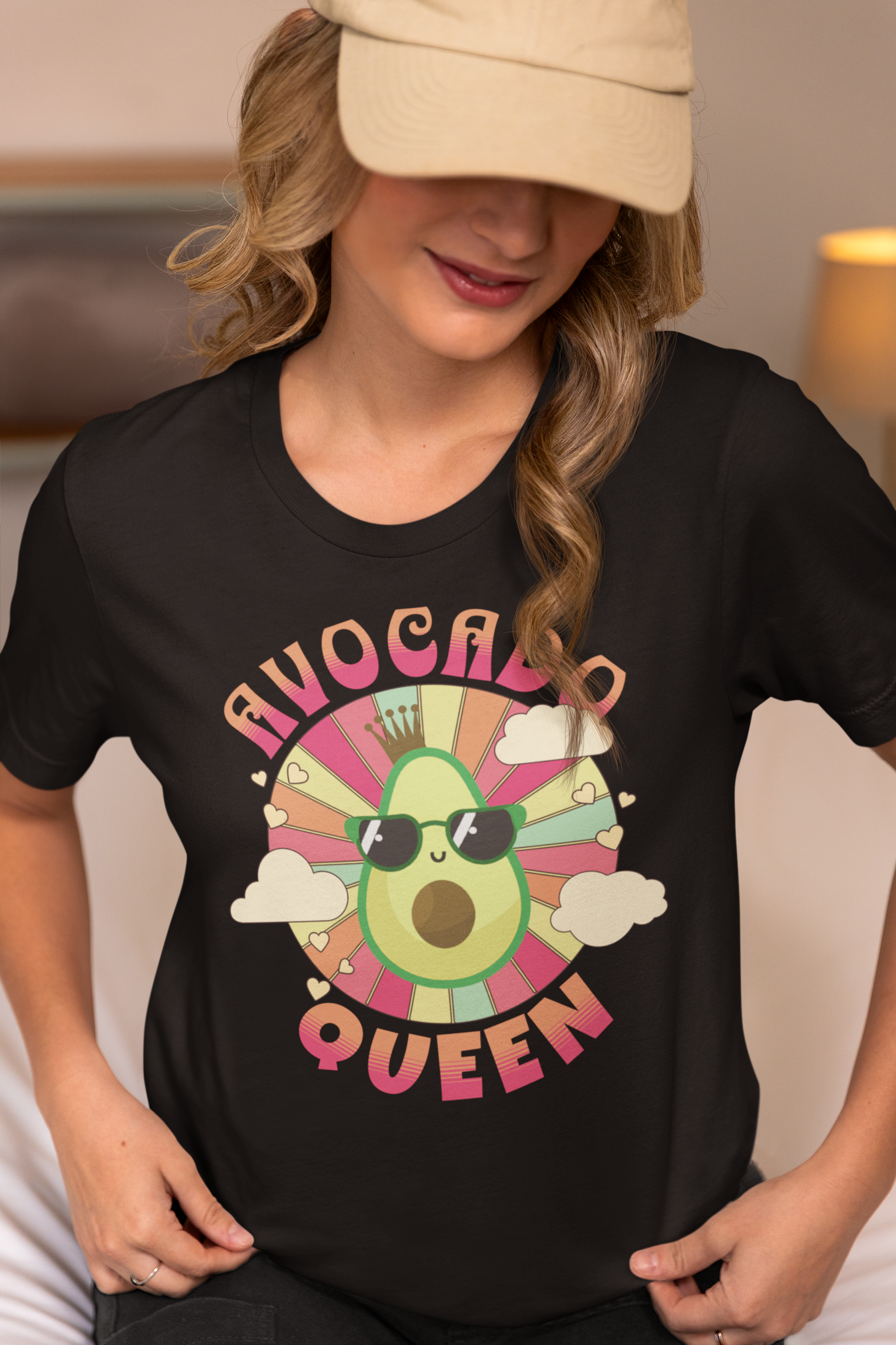 Avocado Queen Women's Printed T-Shirt Venom Black High & Humble