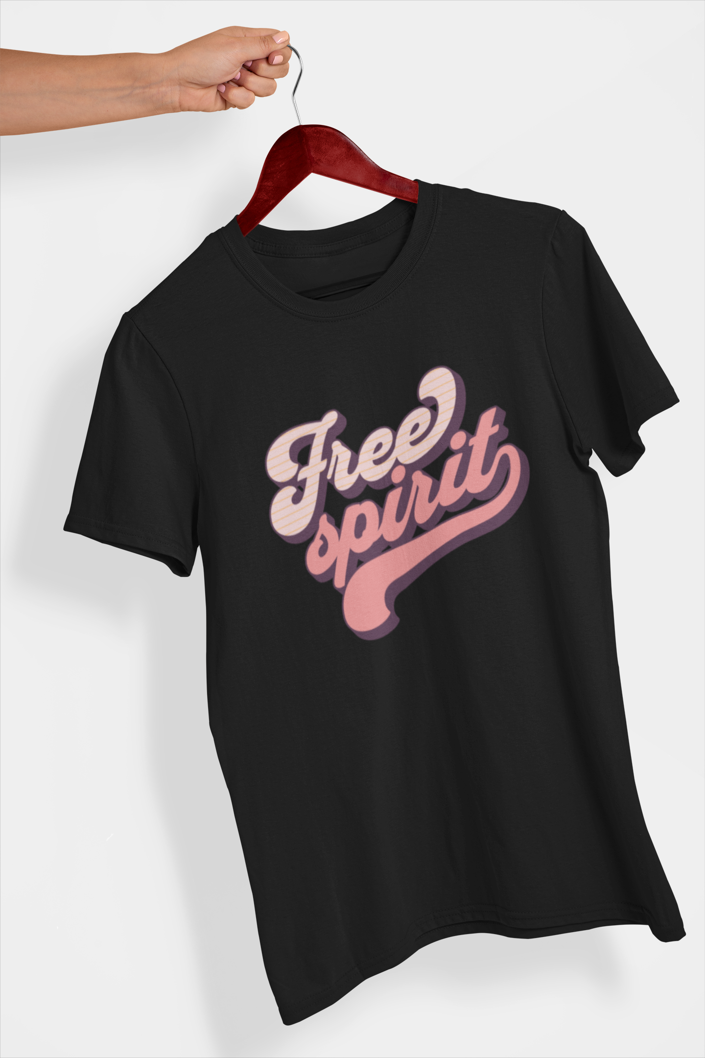 Free Spirit Women's Printed T-Shirt Venom Black High & Humble