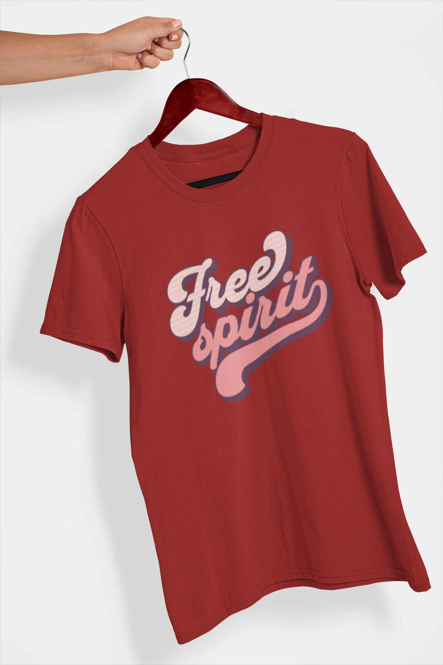 Free Spirit Women's Printed T-Shirt Lannister Maroon High & Humble