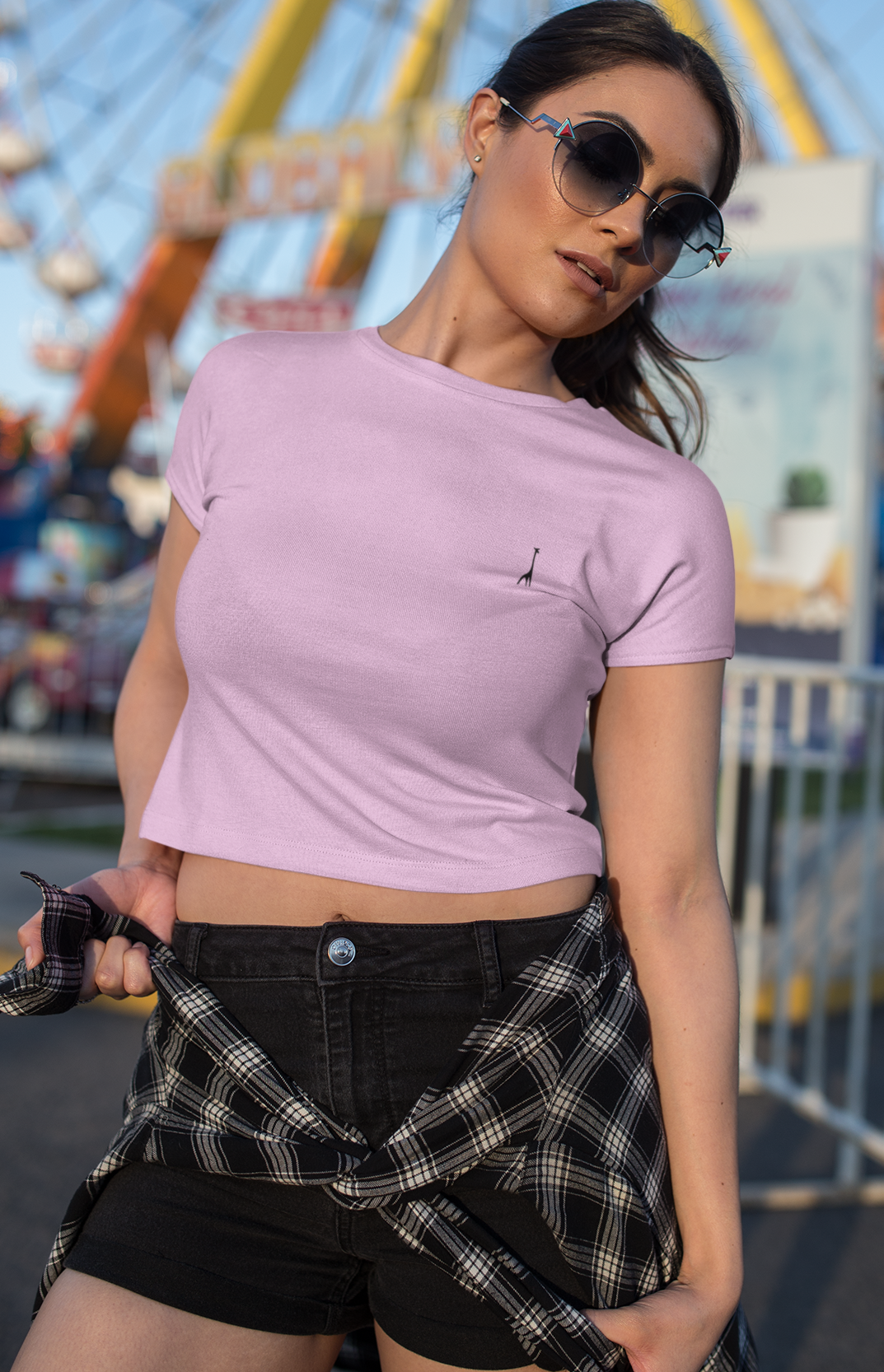 Women's Blossom Blush Solid Crop Top High & Humble