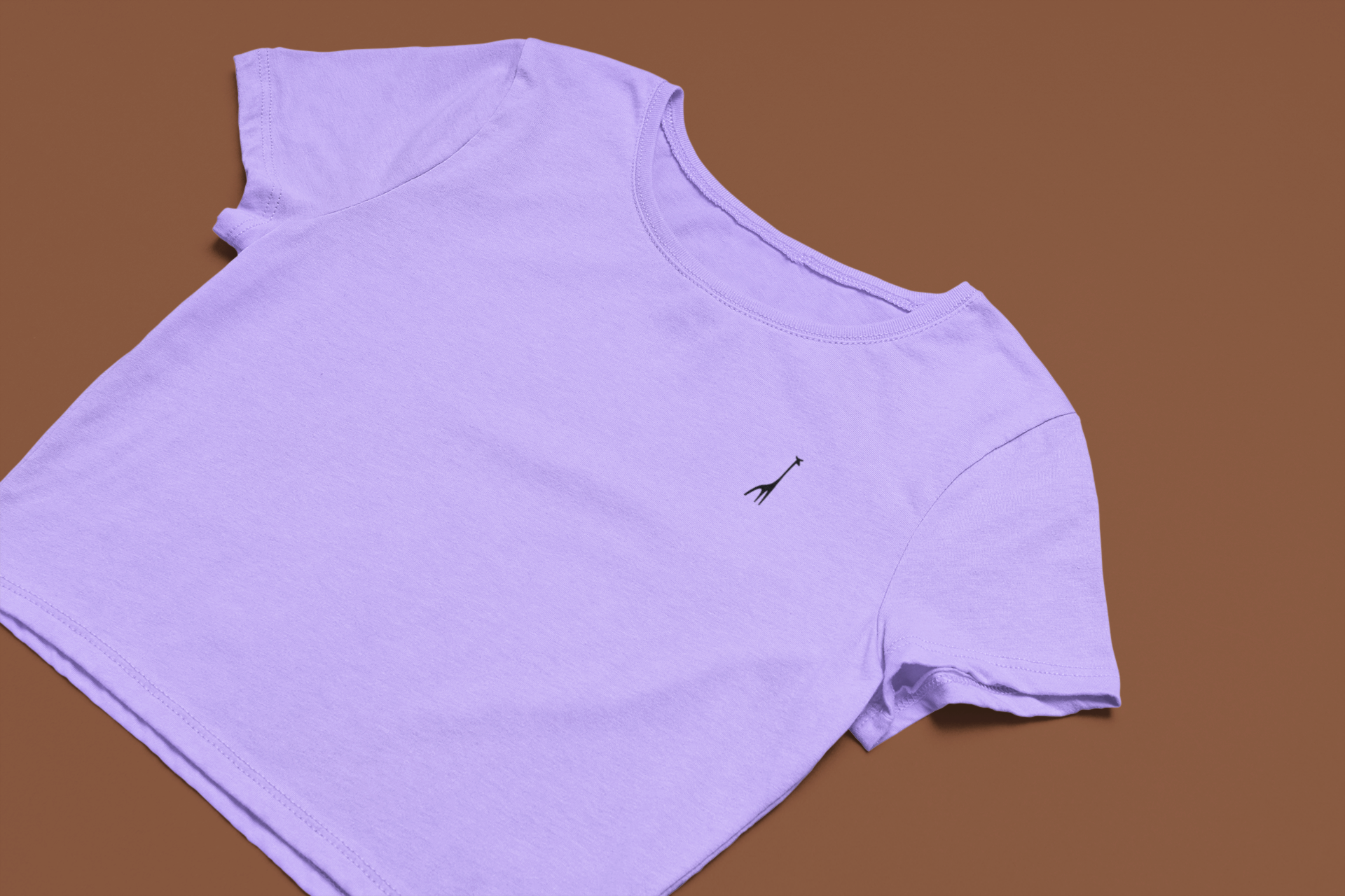 Women's Lilac Whisper Solid Crop Top High & Humble