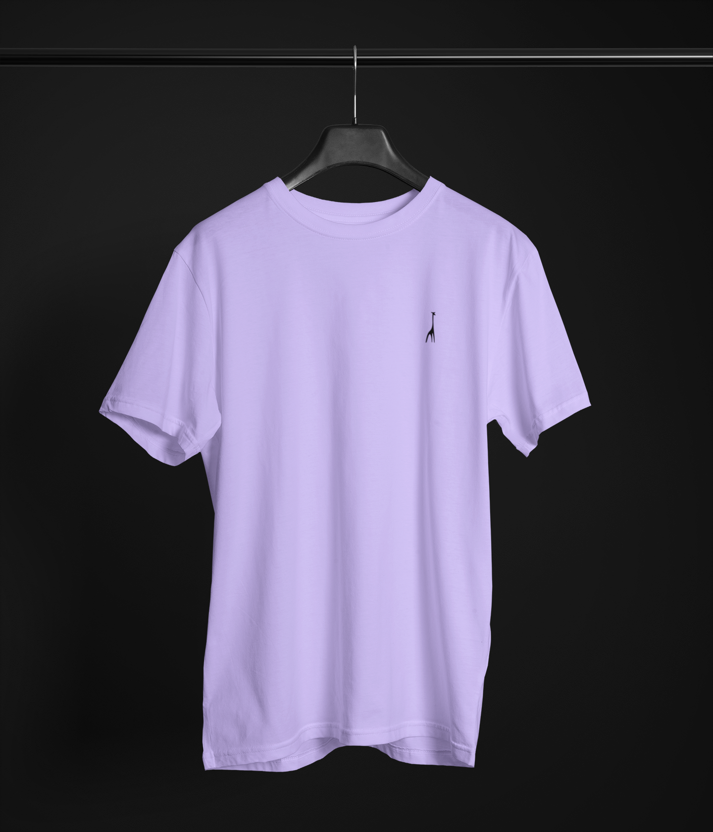 Women's Oversized Lilac Whisper Solid T-Shirt High & Humble