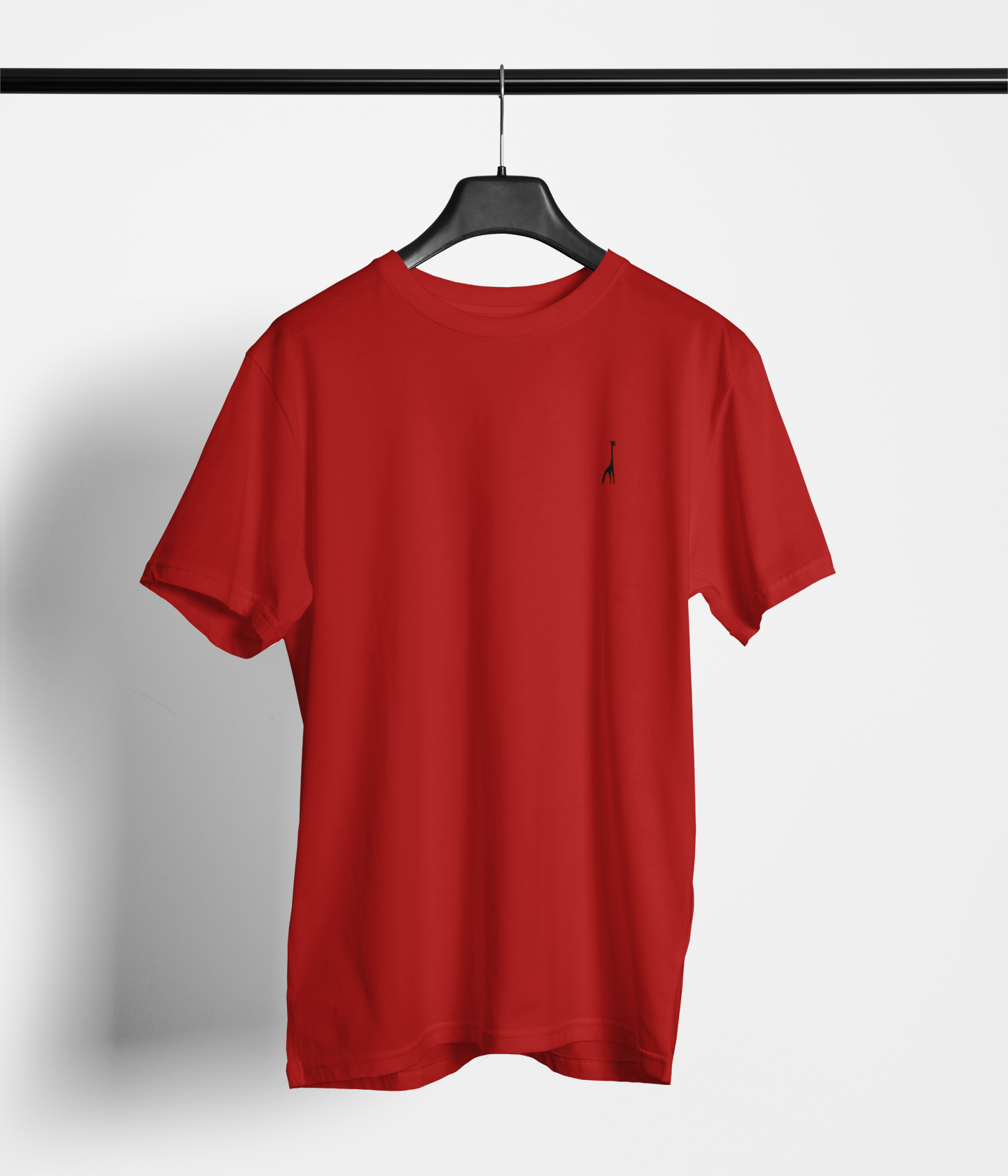 Women's Oversized Spidy Red Solid T-Shirt High & Humble