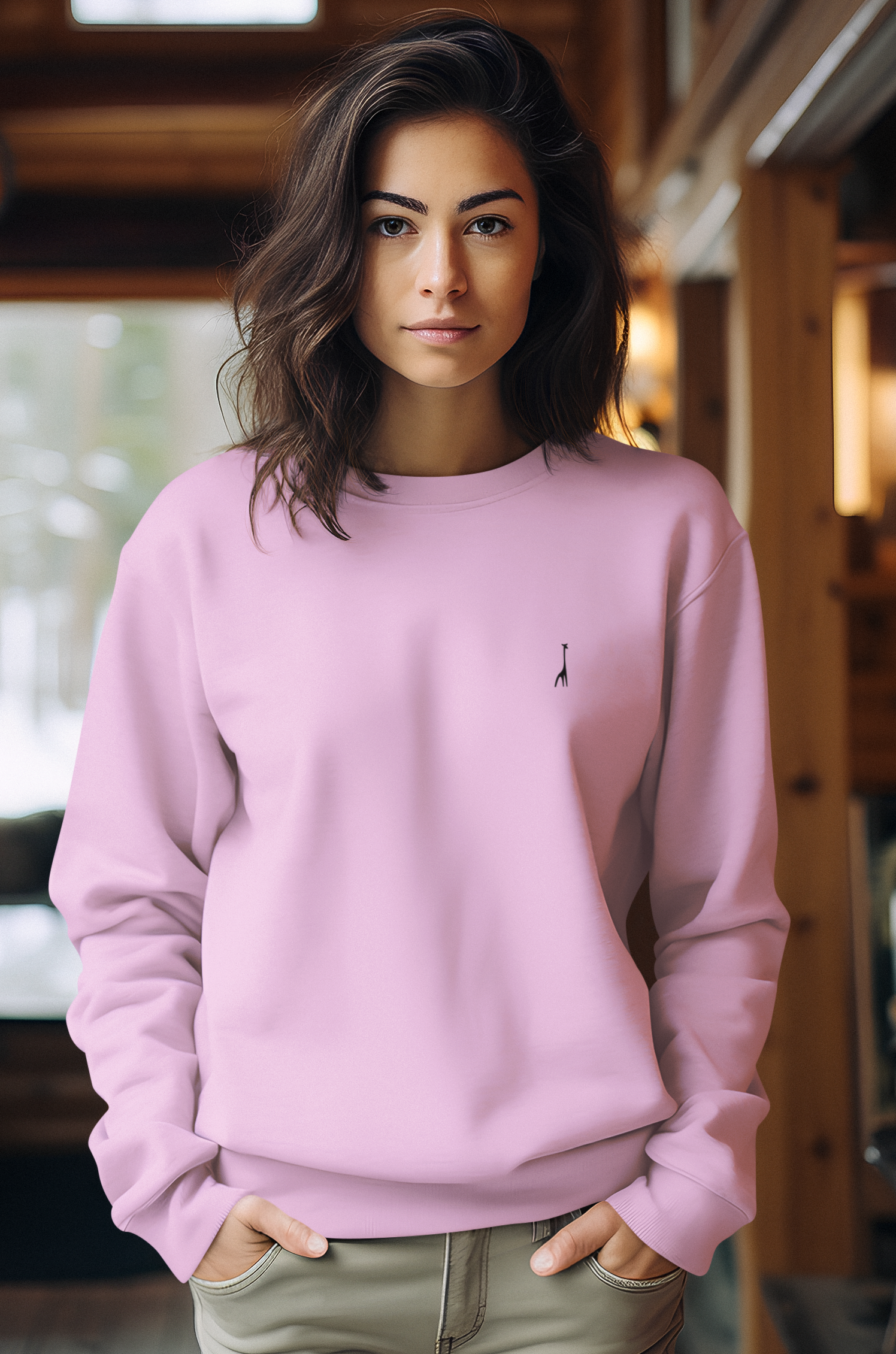 Women's Blossom Blush Solid Sweatshirt High & Humble