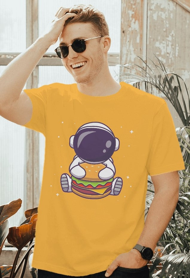 Just a bite Men's Oversized Printed T-Shirt